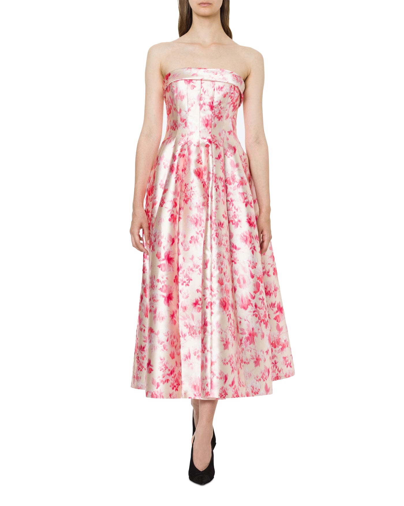 ワンピース Philosophy Di Lorenzo Serafini Donna Abito Rosa Floreale Thumbs_P25---PHILOSOPHY DI