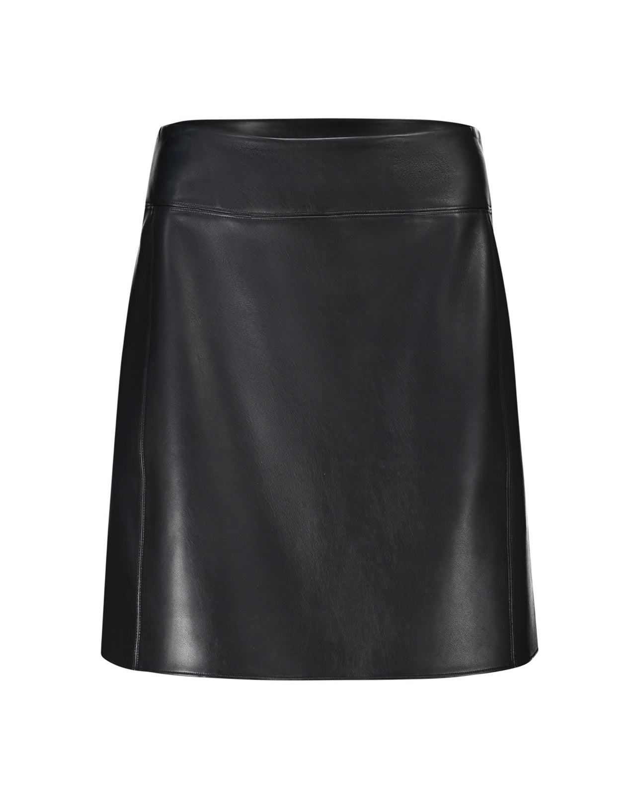 SamHeng Gonna Lucida da Sexy Donna Corta Nera a Vita Alta Mini Gonna Elegante Aderente Elasticizzata con Pieghe Casual Abbigliamento Party