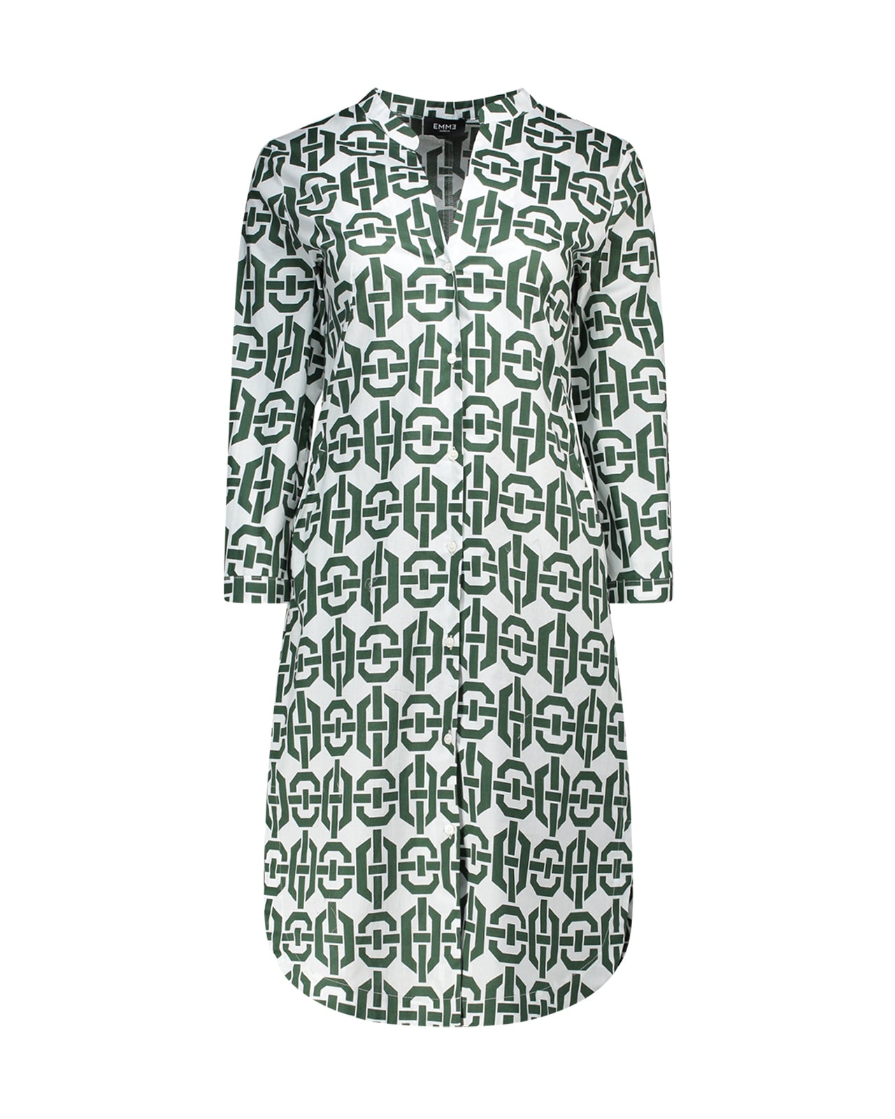 Marella Abito chemisier Gazza cotone verde – lemlò