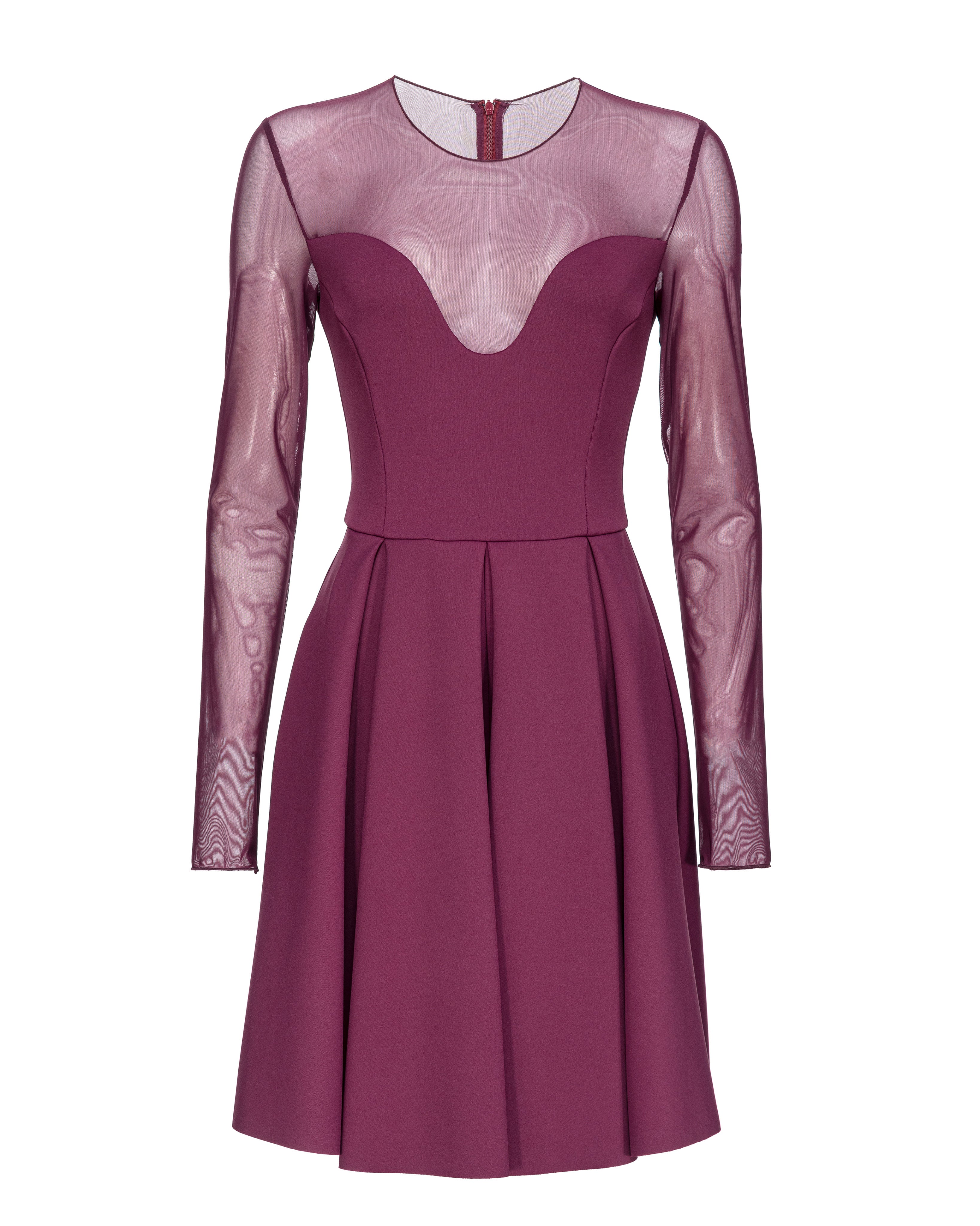 pinko purple dress Pinko Pelagos V-neck Maxi Dress