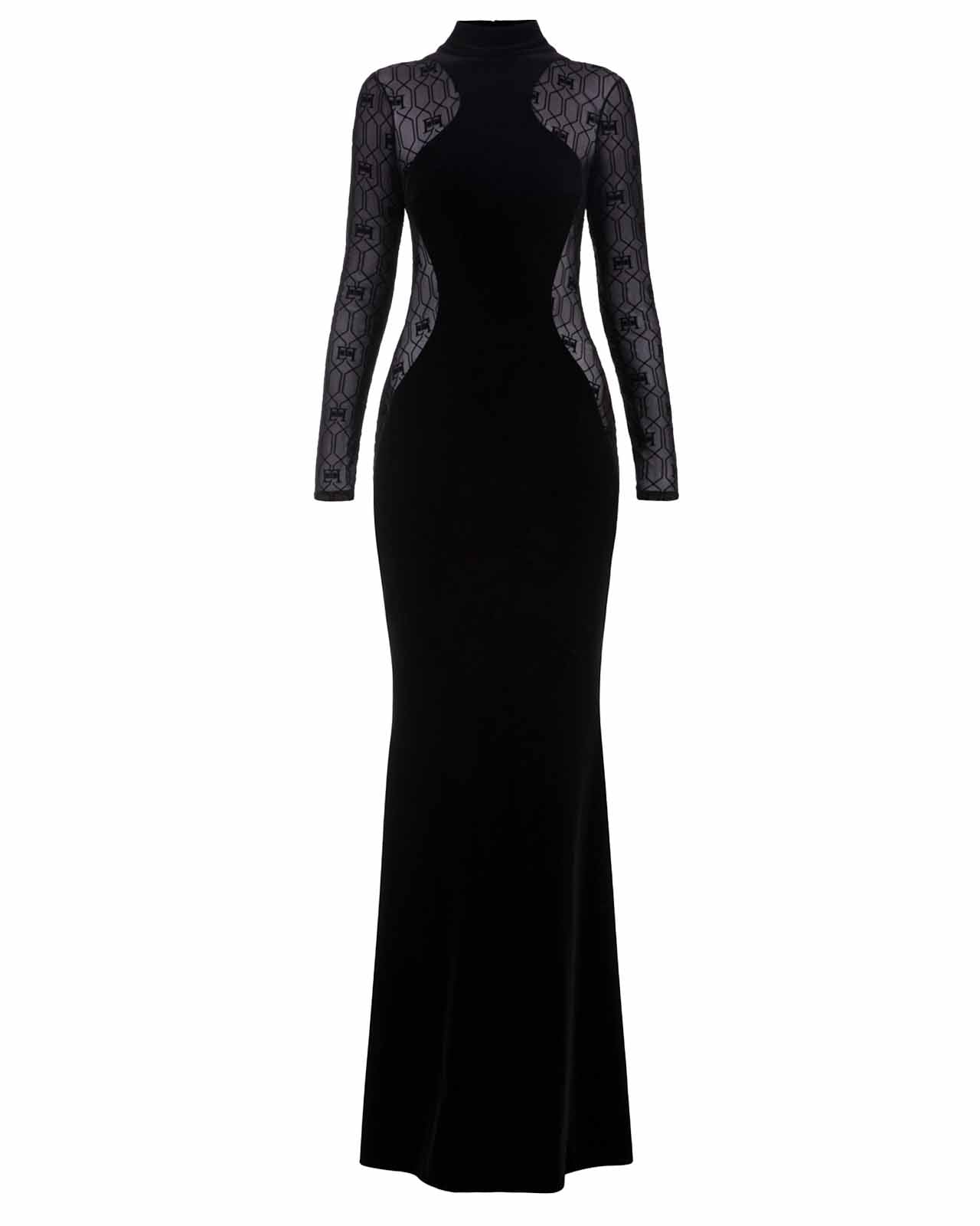 Elisabetta Franchi Abito a giacca in crêpe - Nero | AB056 06E2 Elisabetta Franchi Abito a giacca in crêpe - Nero | AB056 06E2