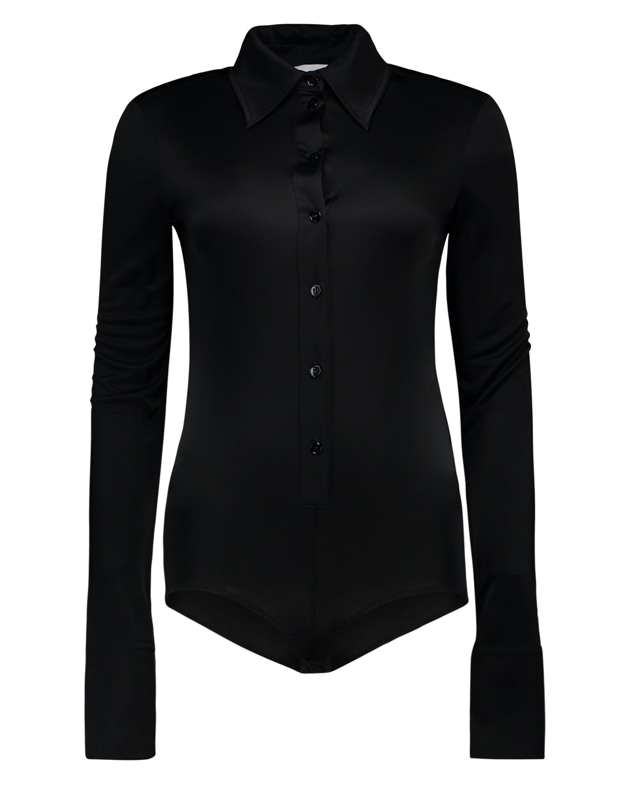 インナー・ルームウェアその他 SPORTMAX FW23 'Pera' bodysuit (PERA 001) Sportmax | Pera bodysuit in black stretch satin – lemlò