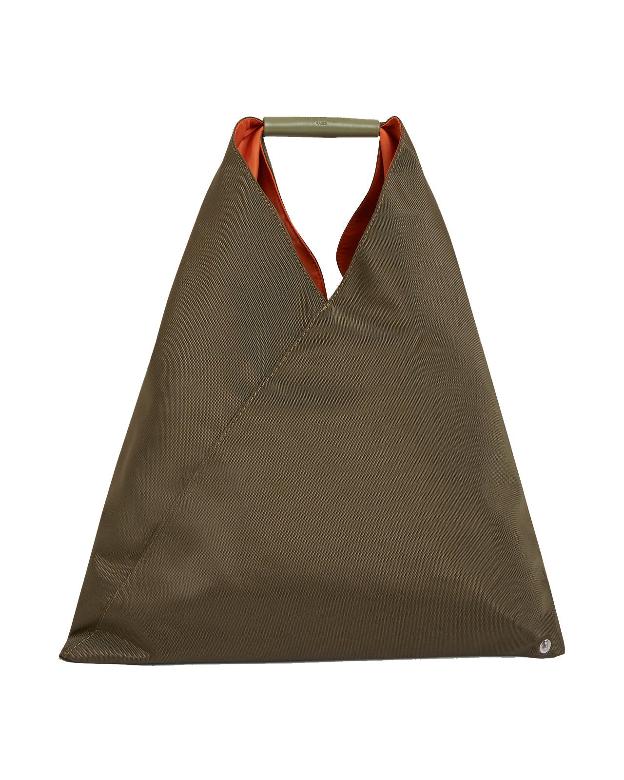 MM6 Maison Margiela | Japanese bag in orange khaki nylon canvas 