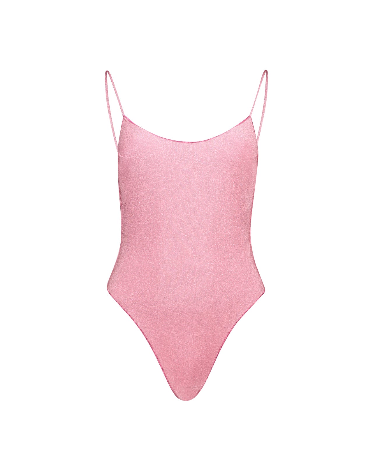 MC2 Saint Barth Cecille pink lurex one-piece swimsuit – lemlò
