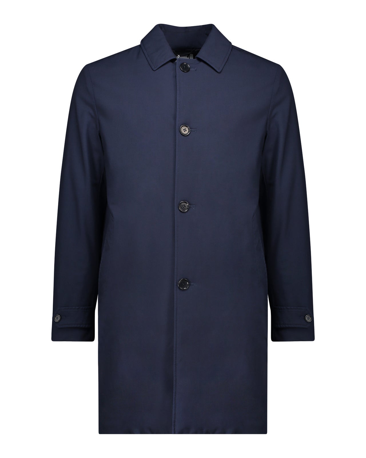 I waited Perfetto navy blue wool coat