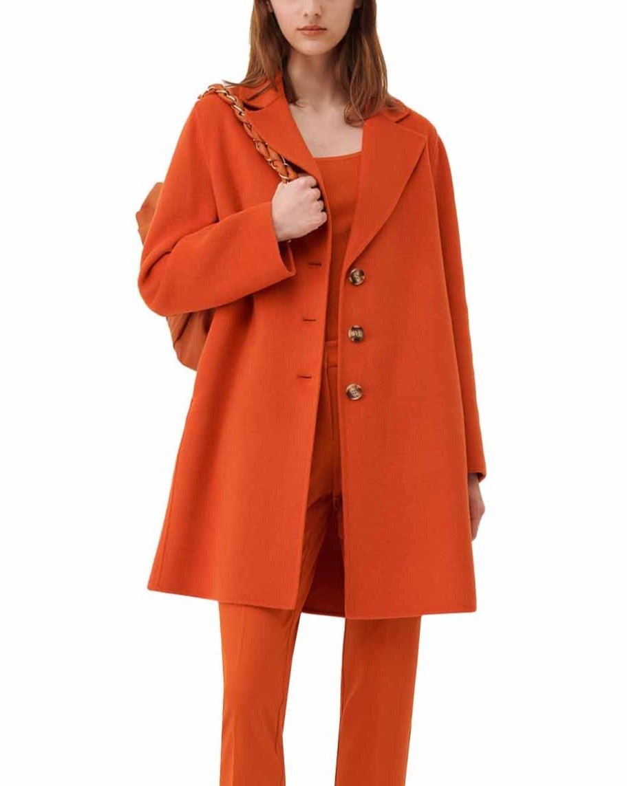 Marella  Betel wool pumpkin coat – lemlò