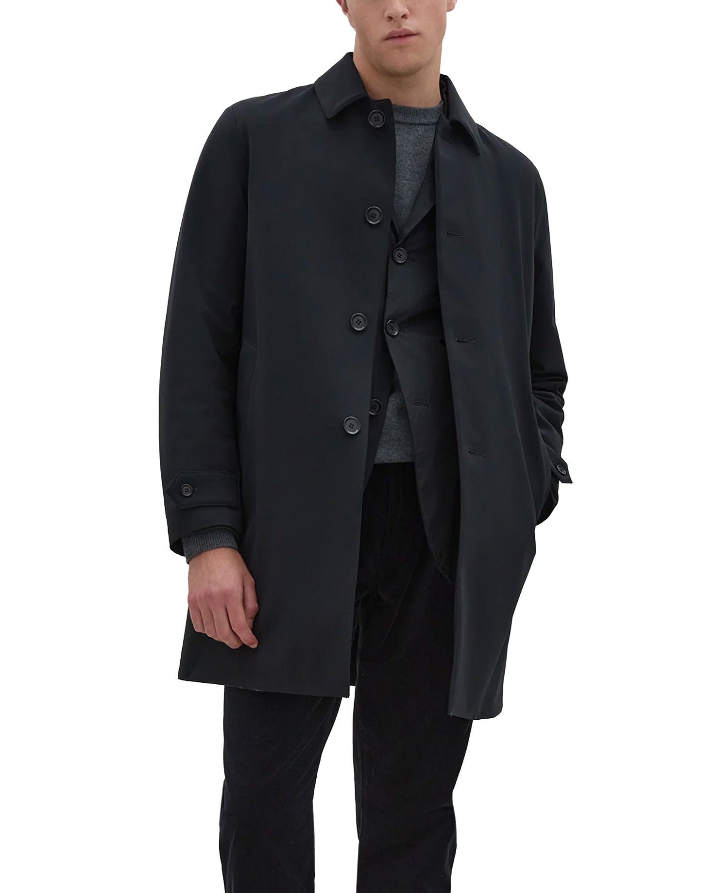 Aspesi Cappotto Perfetto impermeabile nero – lemlò