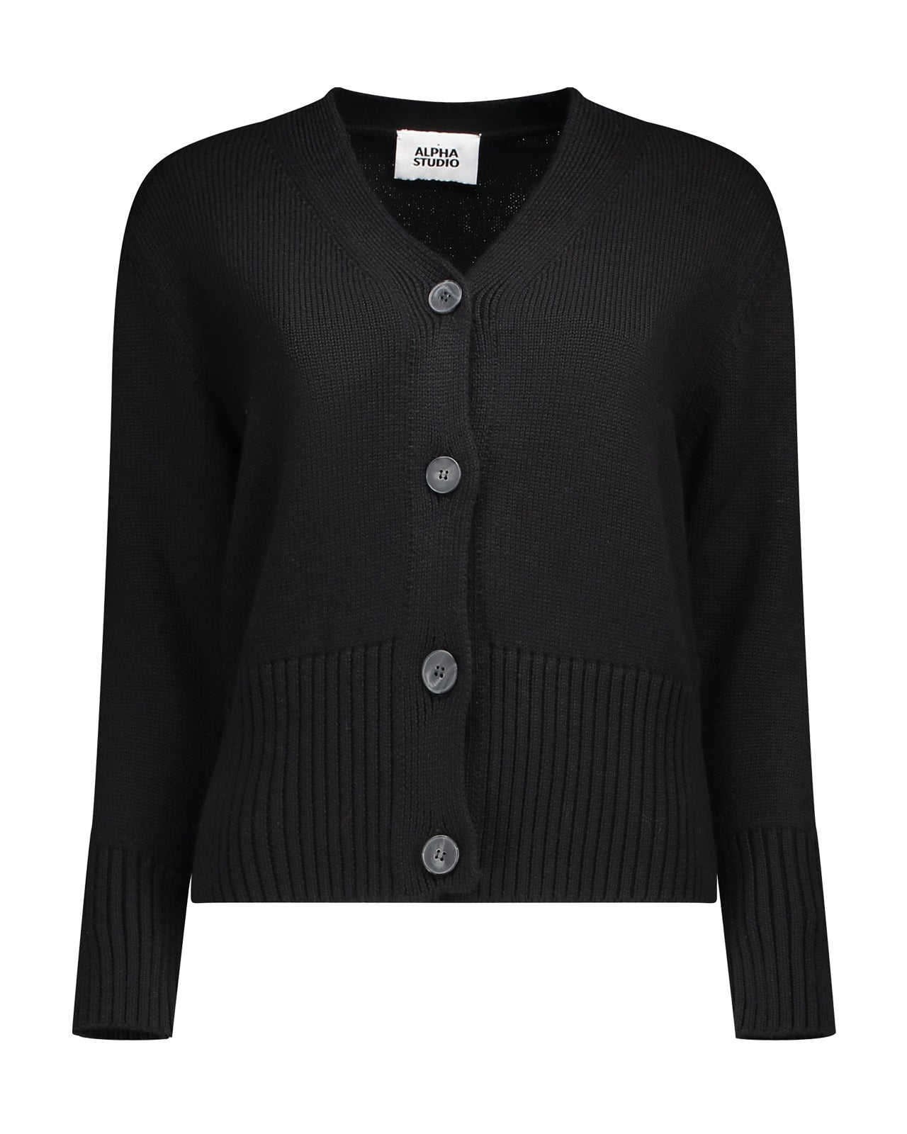 Cardigan ALPHA En Coton - Taille 42 - Neuf Sans étiquettes - Style Classique à Manches Longues - Pour Un Look Casual