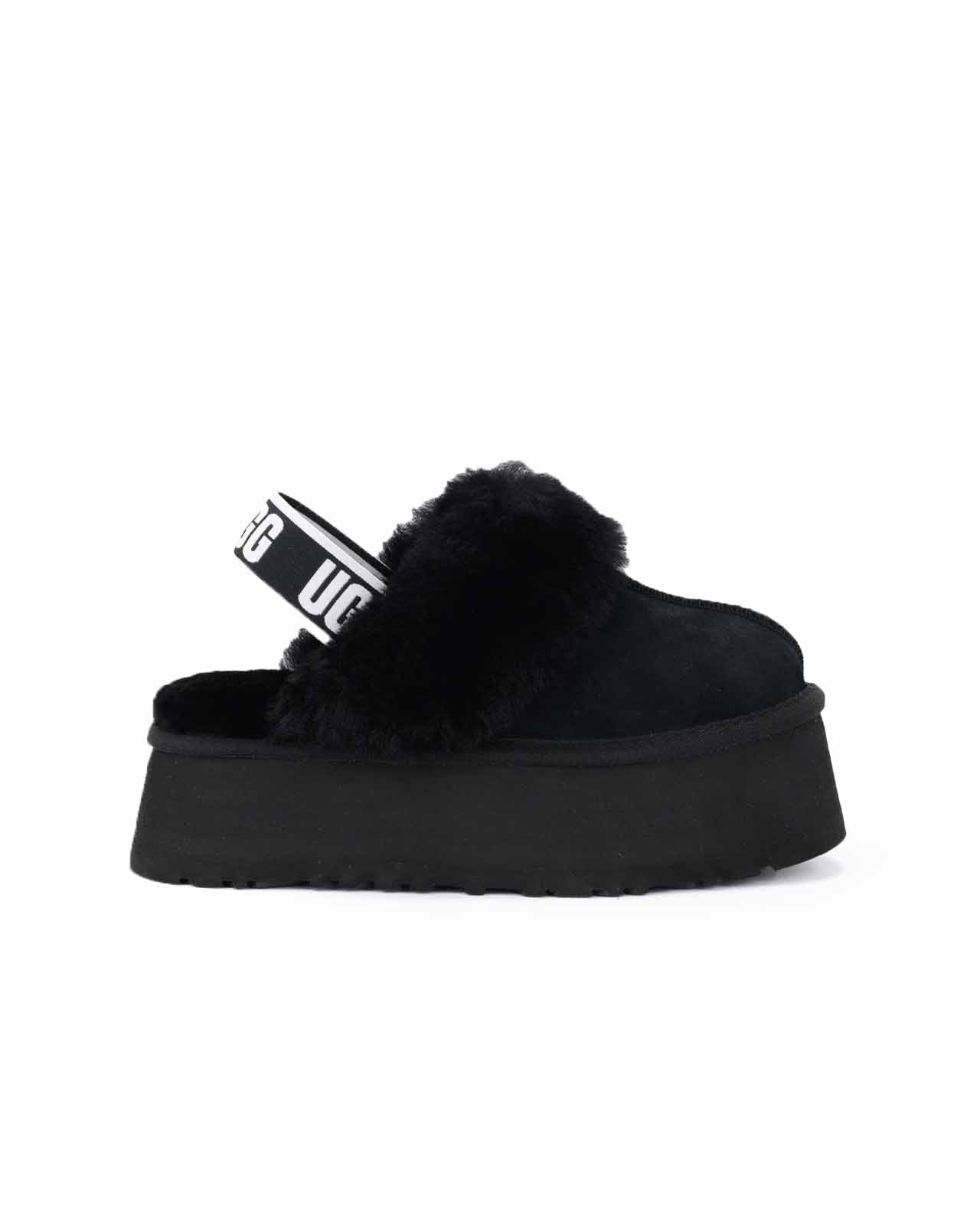 Ugg Ciabatta Funkette Slipper Platform nera - Main Image