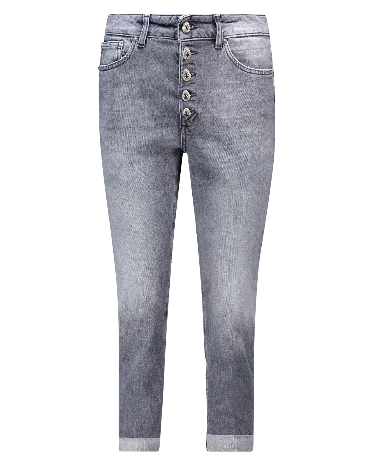 Dondup Jeans Koons gioiello denim grigio