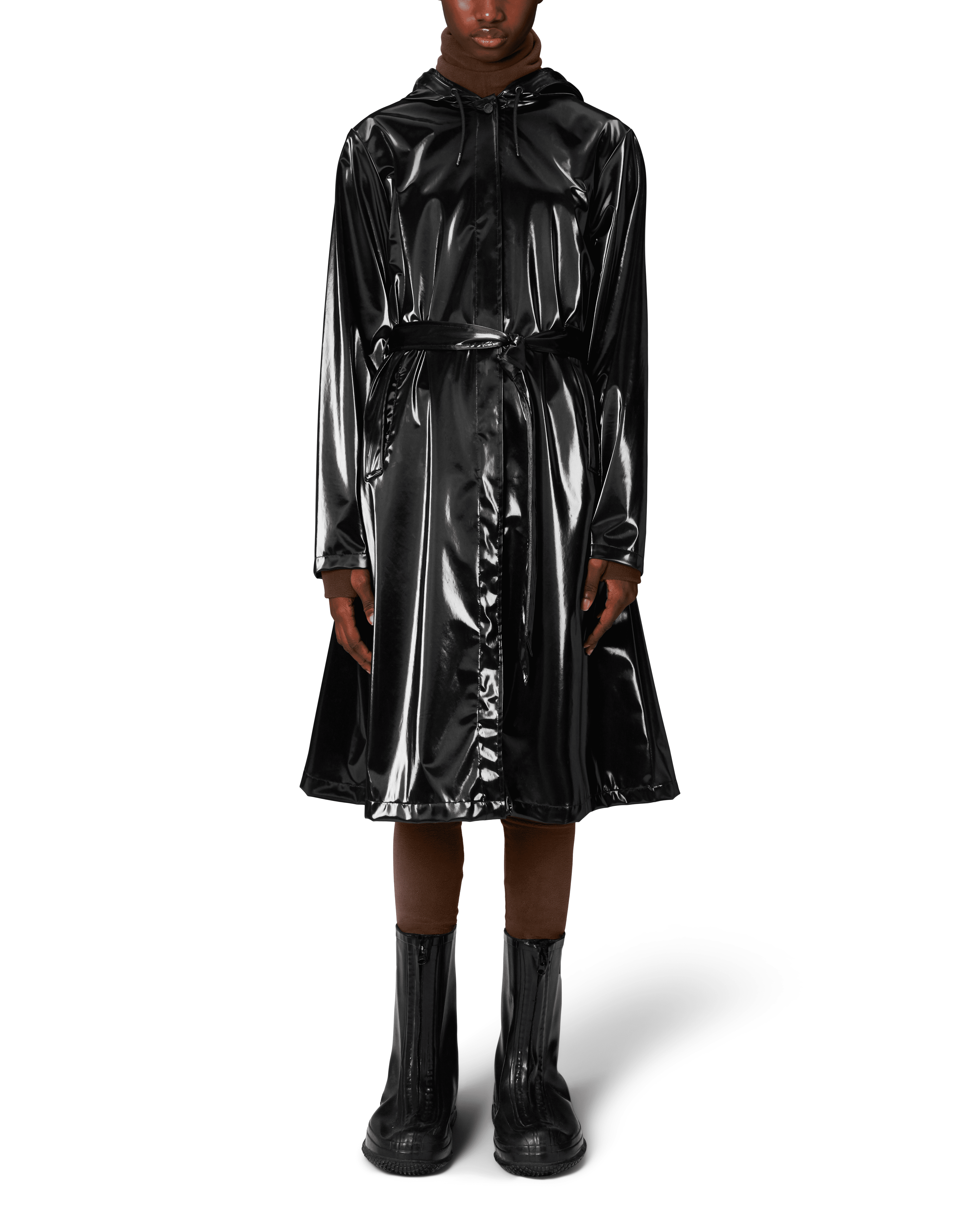 Rains Impermeabile A Line Longer Night nero