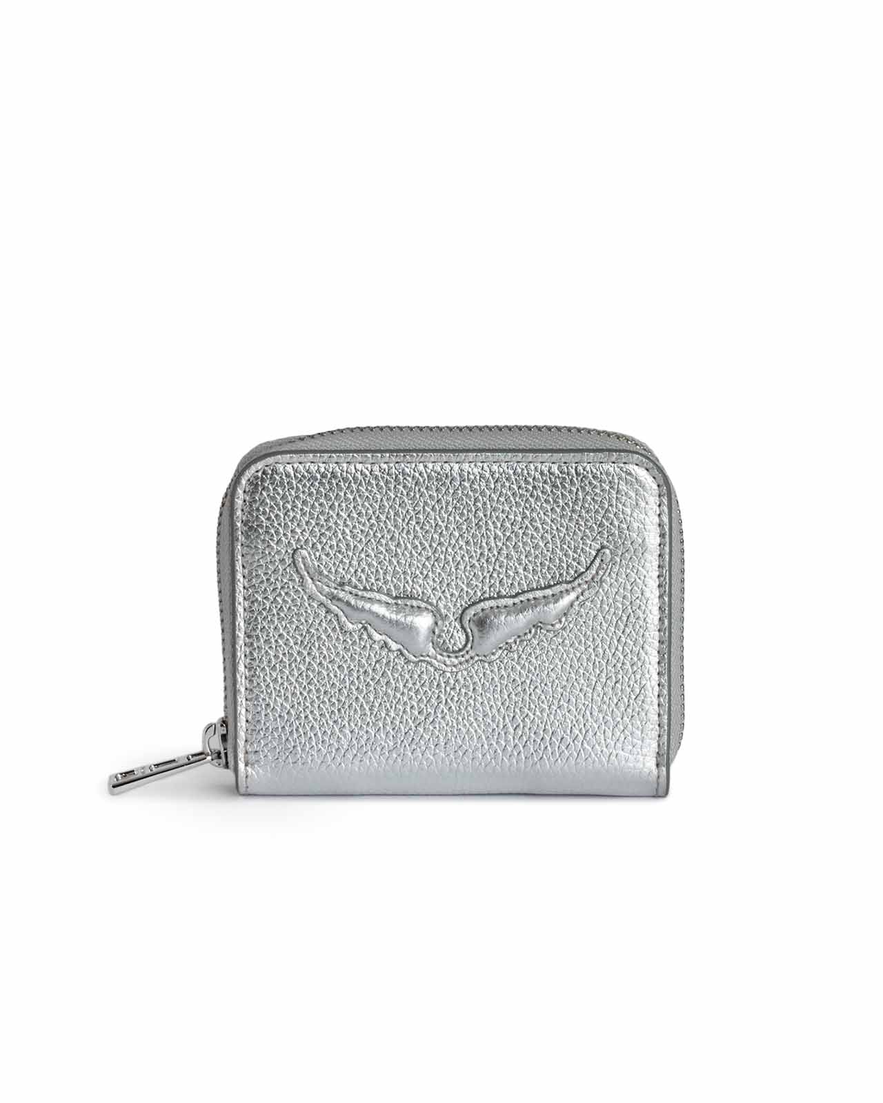 Zadig and Voltaire | Mini ZV Metallic silver wallet – lemlò