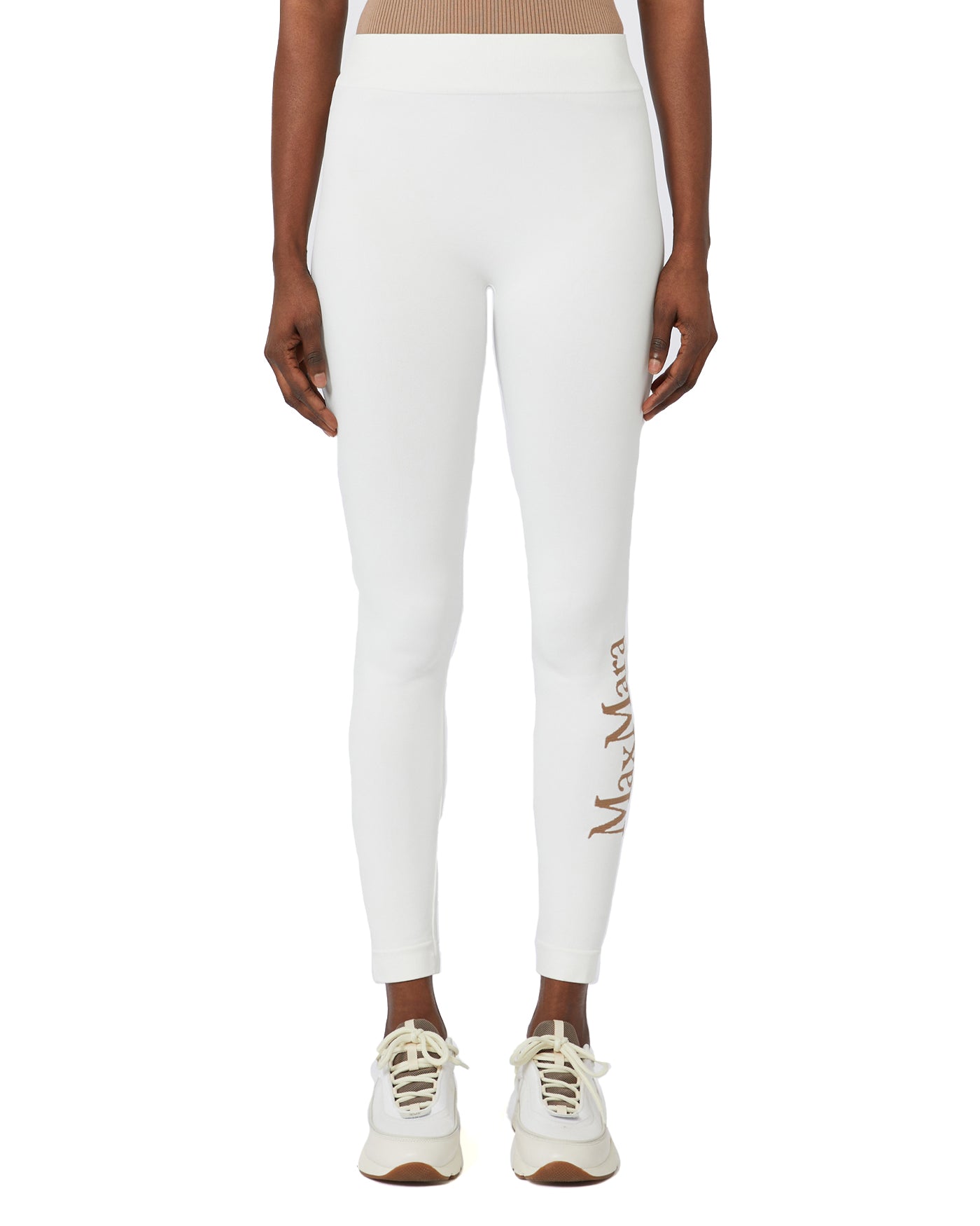S Max Mara | Basel white tights leggings – lemlò