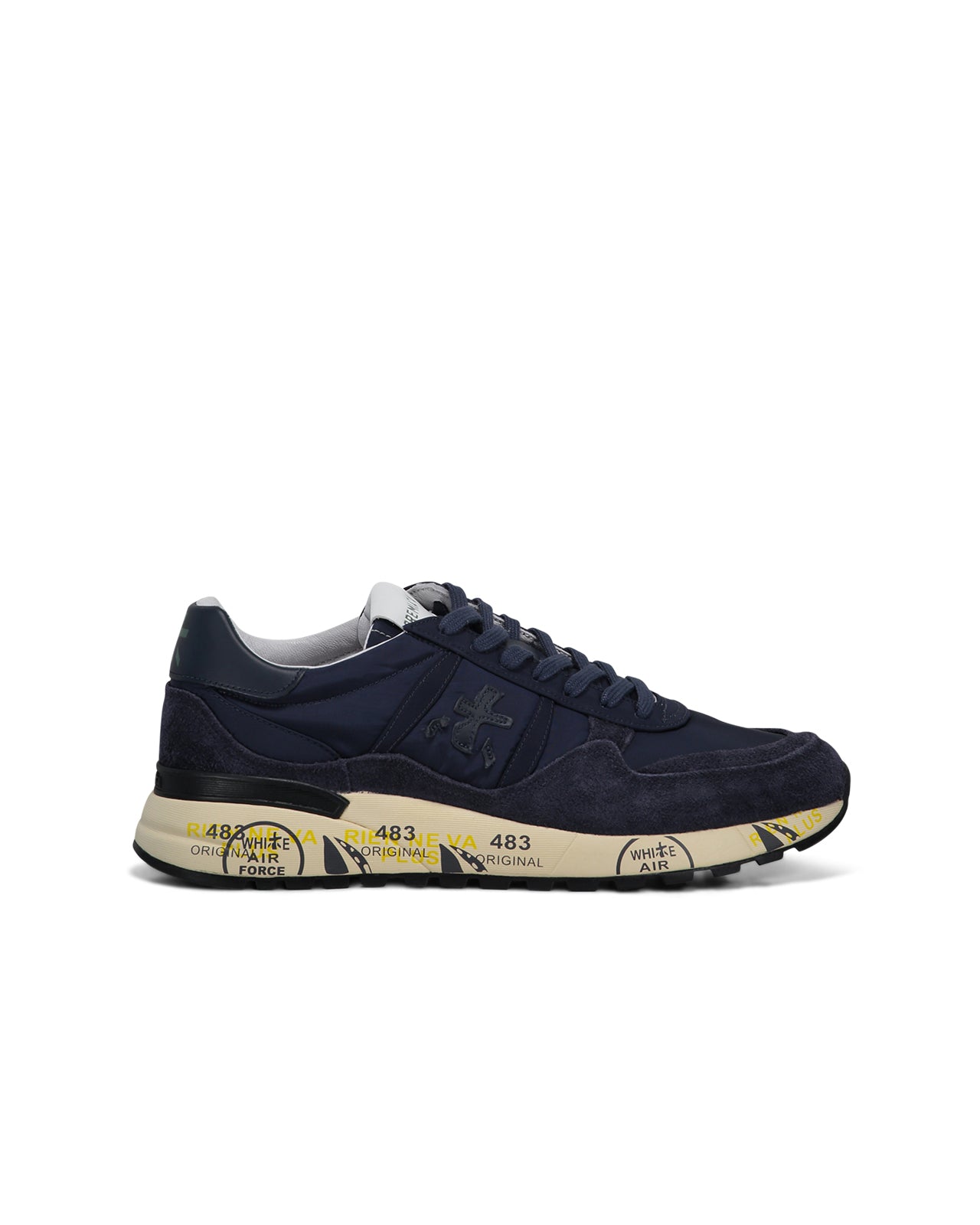 Premiata Sneaker Landeck suede blu – lemlò