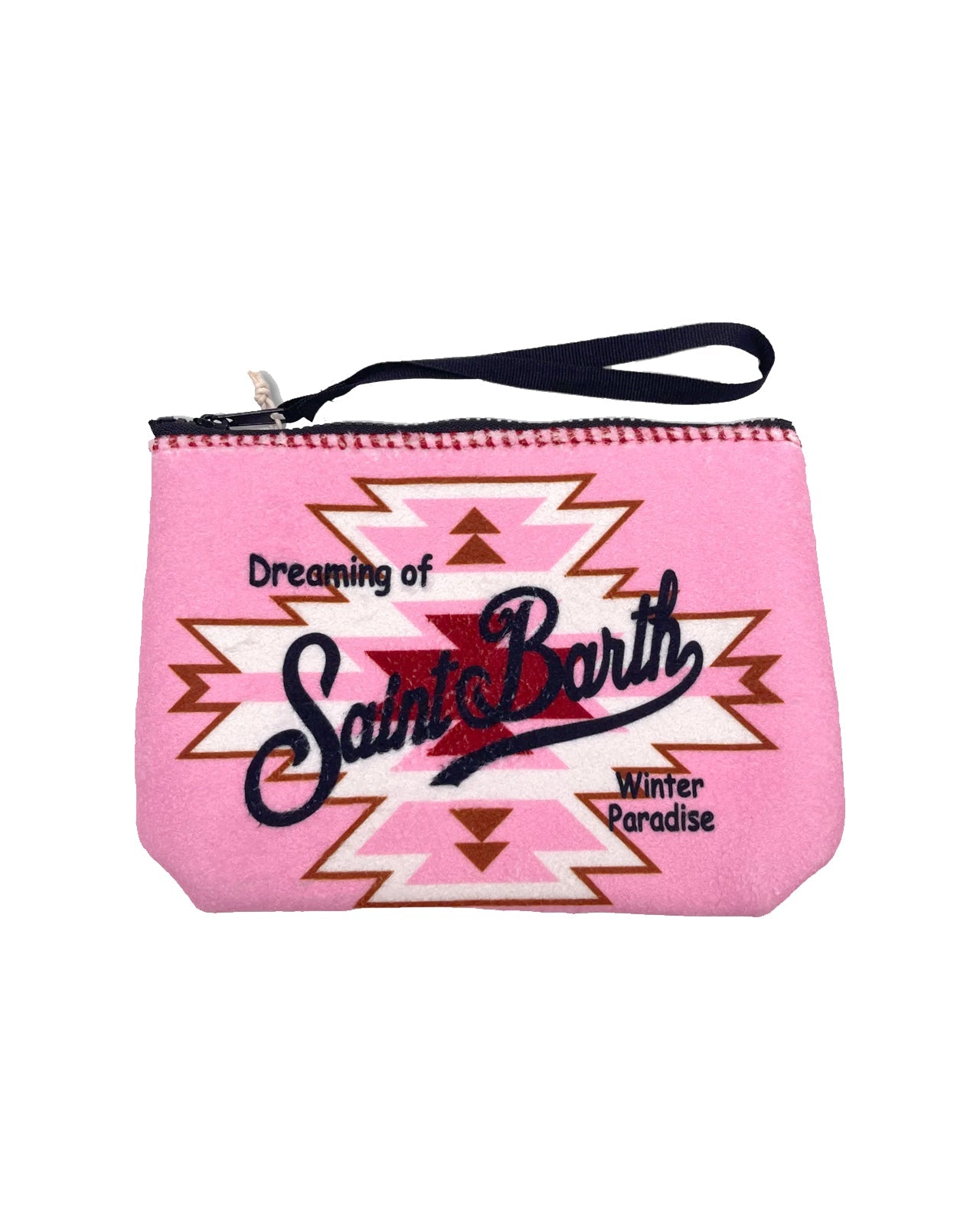 Mc2 Saint Barth Pochette Aline In Scuba Rosa Con Stampa Charm Party ALIN001/00518L main image 1