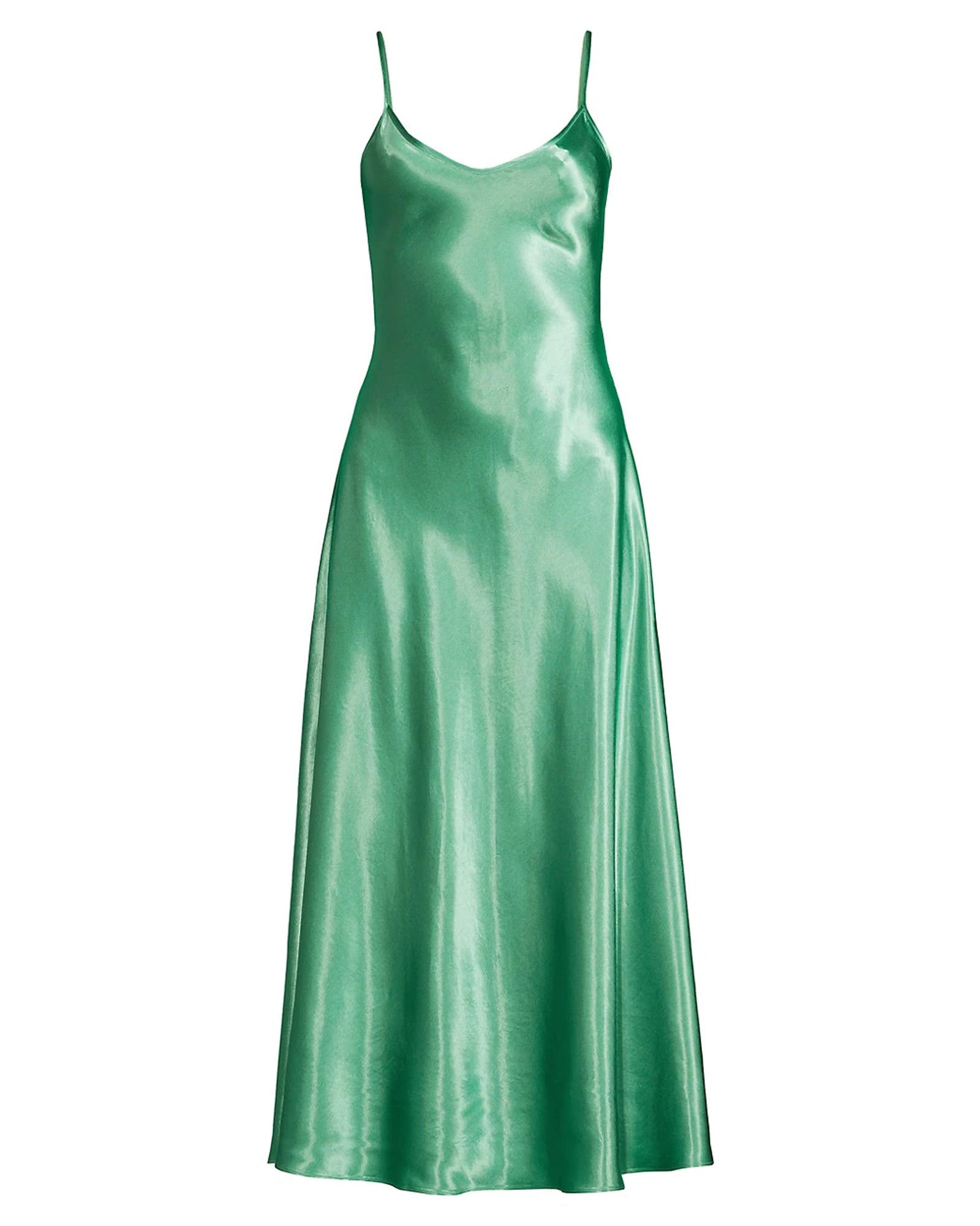 Max Mara Leisure Turquoise satin Onda dress