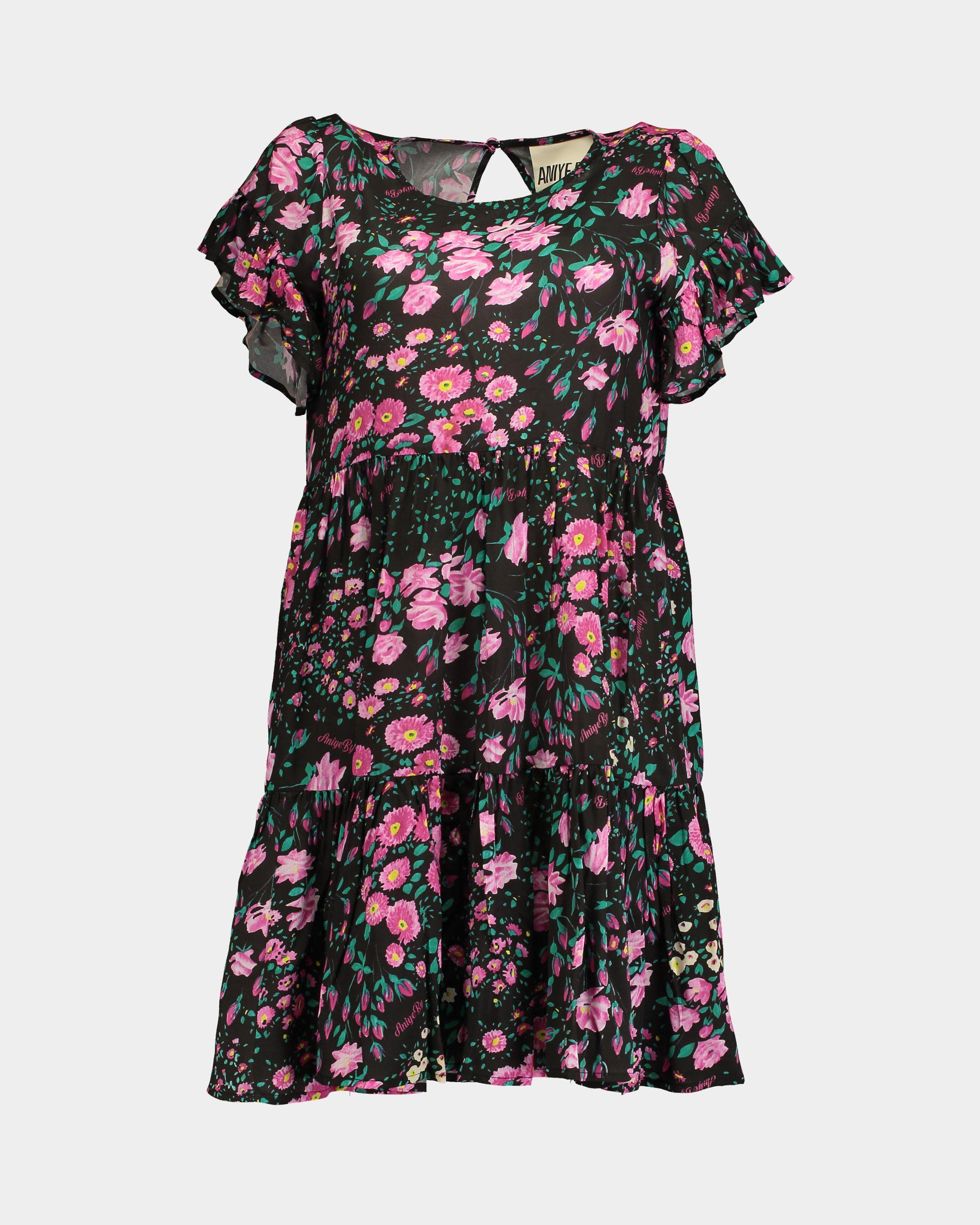 Vestito Fiori Aniye By Abito Rosa Aniye By Vestito Nero Fiori Aniye By Abito Isabel Floreale Nero