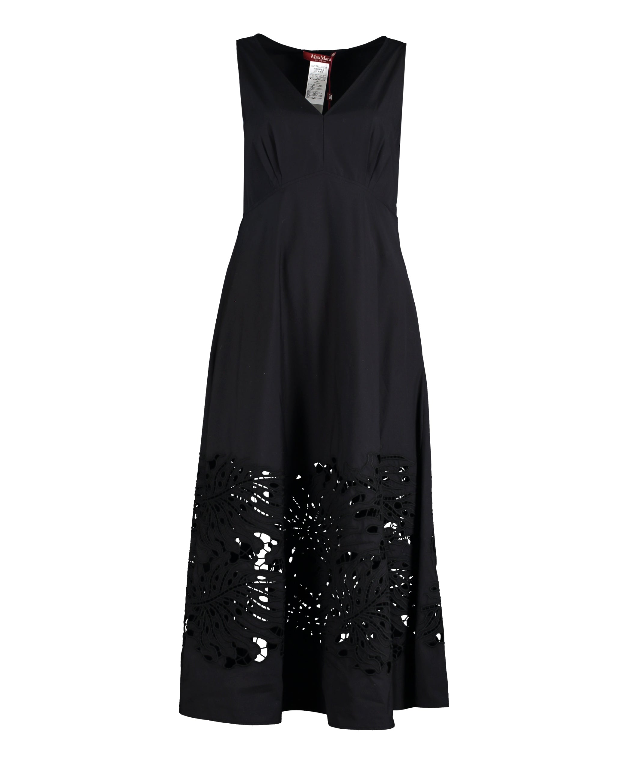 Max Mara Studio | Olga black Sangallo lace dress leml Max Mara Studio | Olga black Sangallo lace dress leml