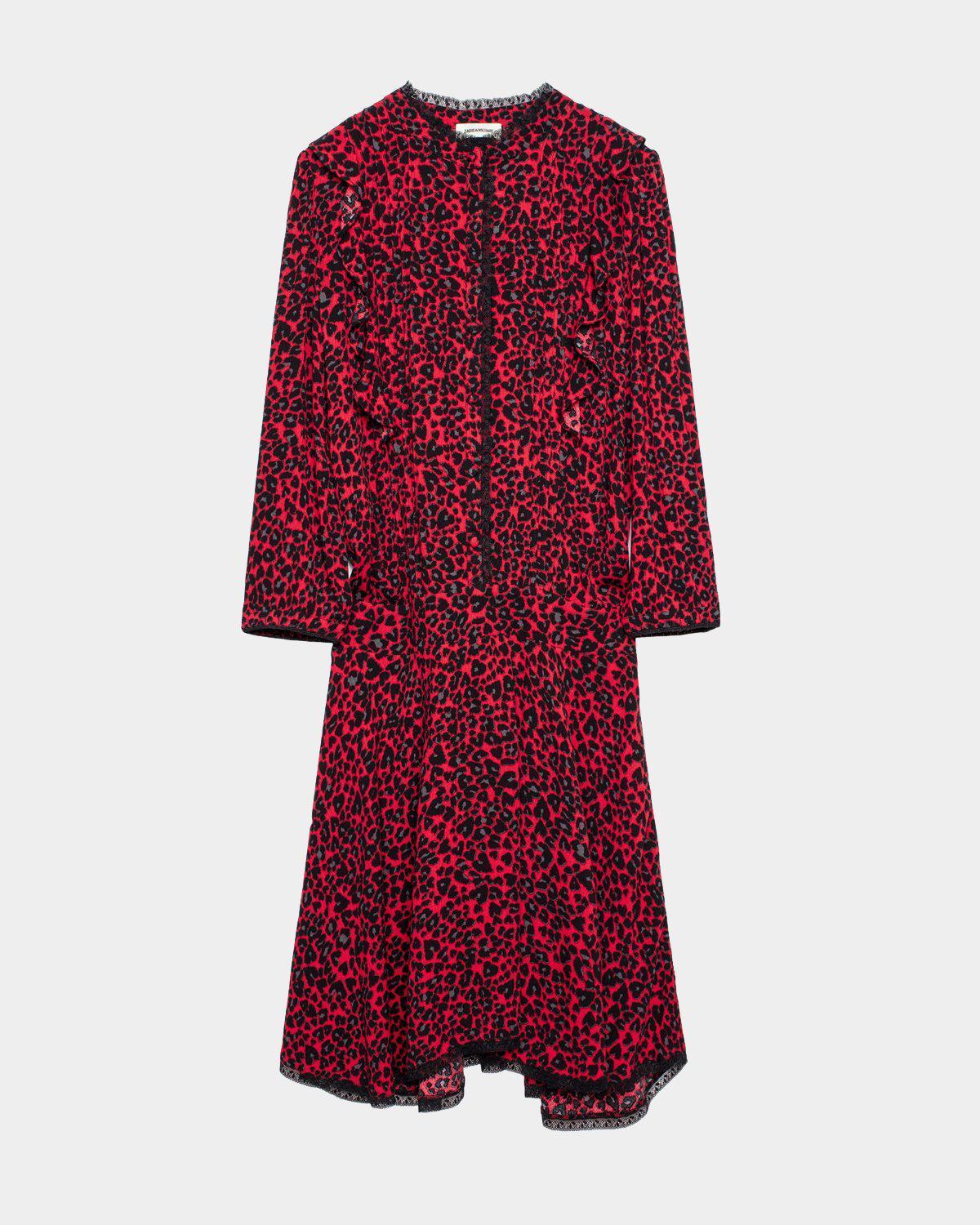 ZADIG & VOLTAIRE ワンサイズ 羊革フリンジワンピース 黒