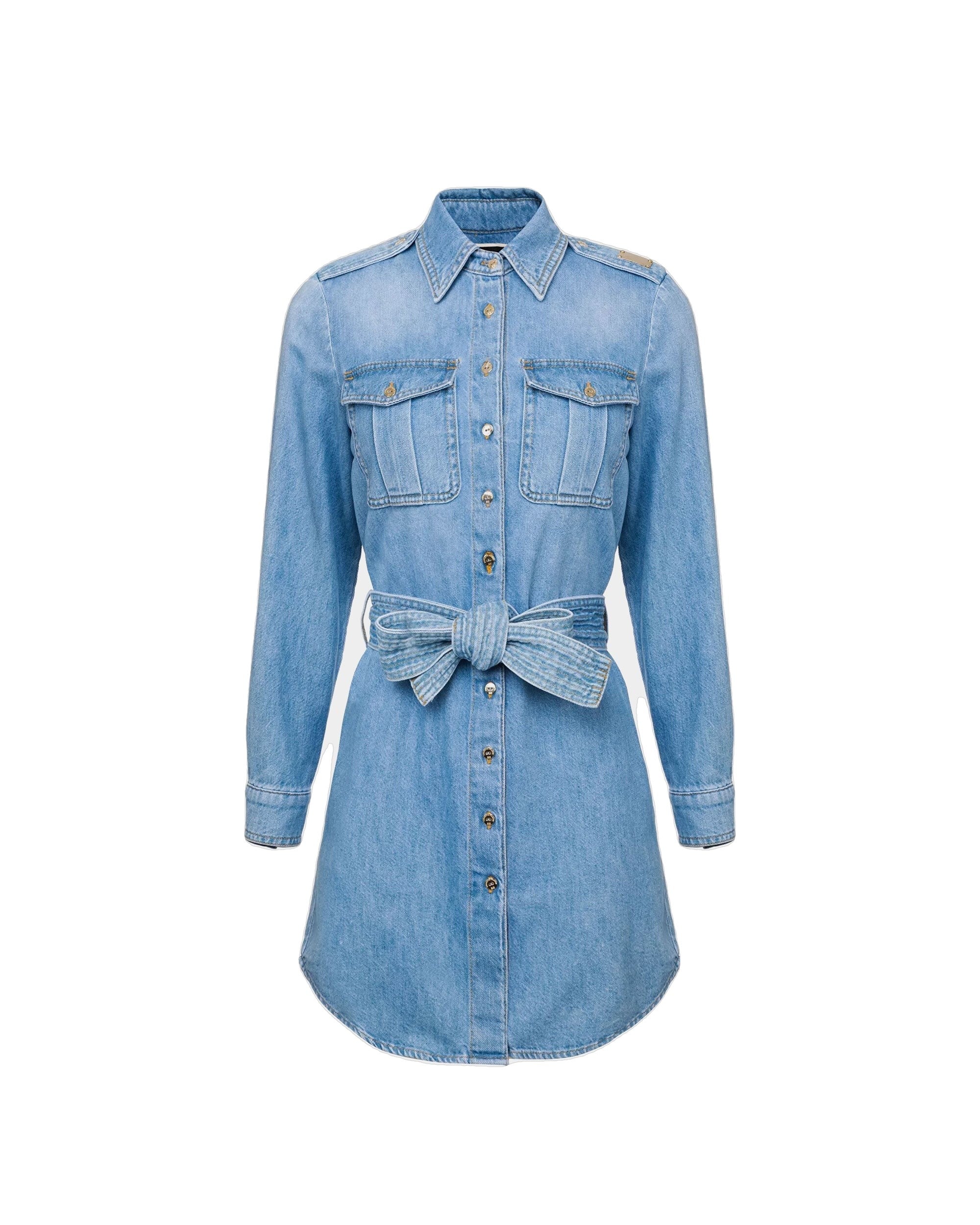 elisabetta franchi denim dress Denim dress