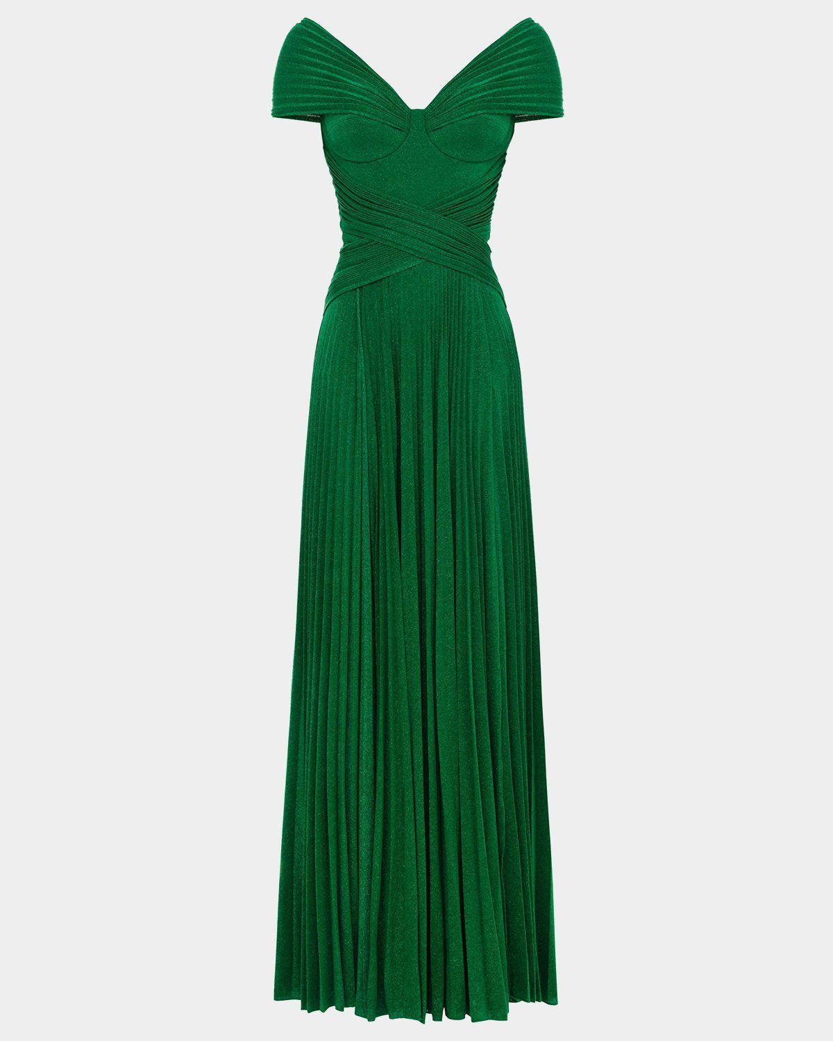 Abiti Cerimonia Vestito Plissettato Max Mara Elisabetta Franchi