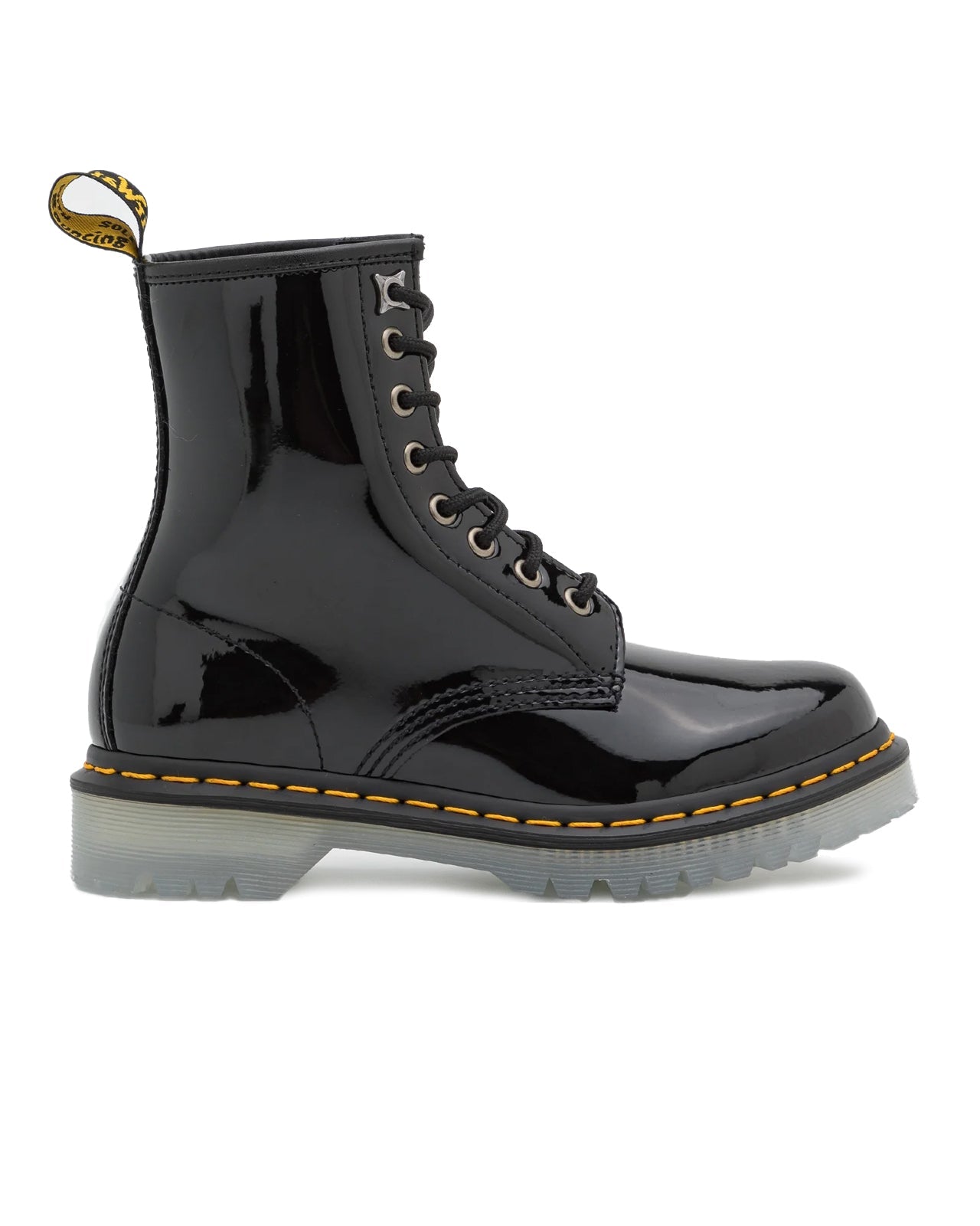 Bottes Dr. Martens Pour Enfant – Modèle Anfibio Bimba, Style Casual En Cuir Noir Et Blanc