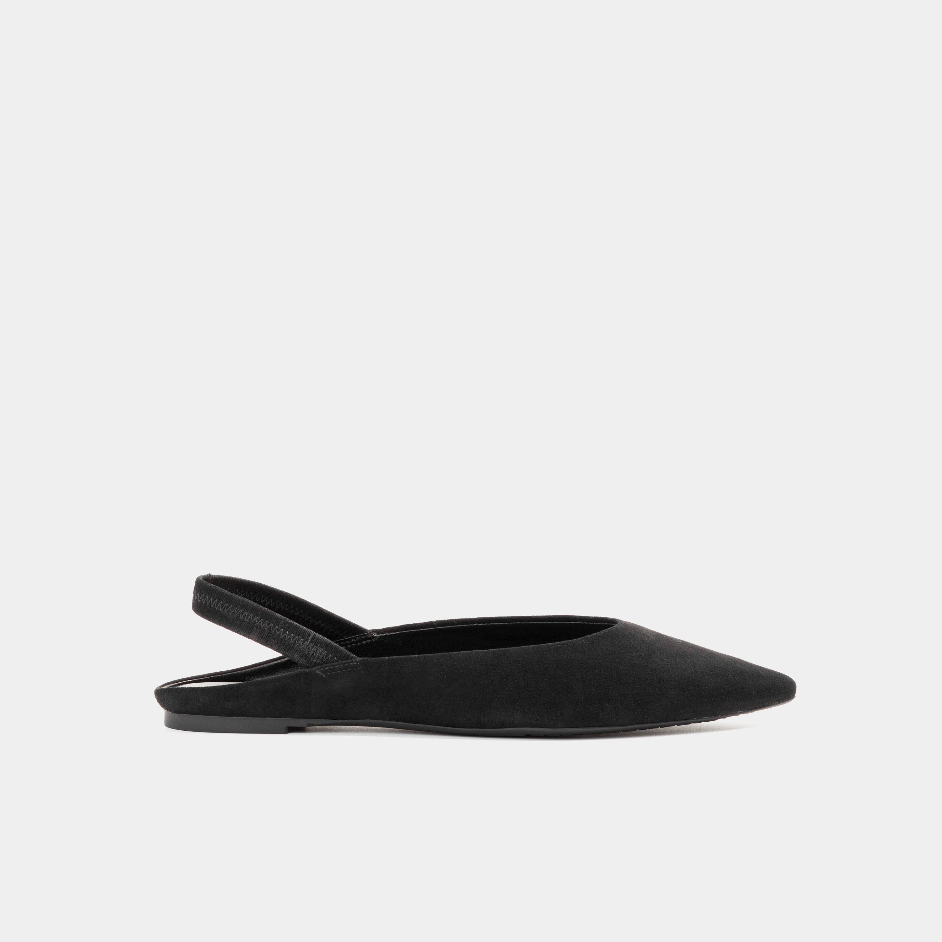Michael Kors Eliza slingback ballerina in black suede leml
