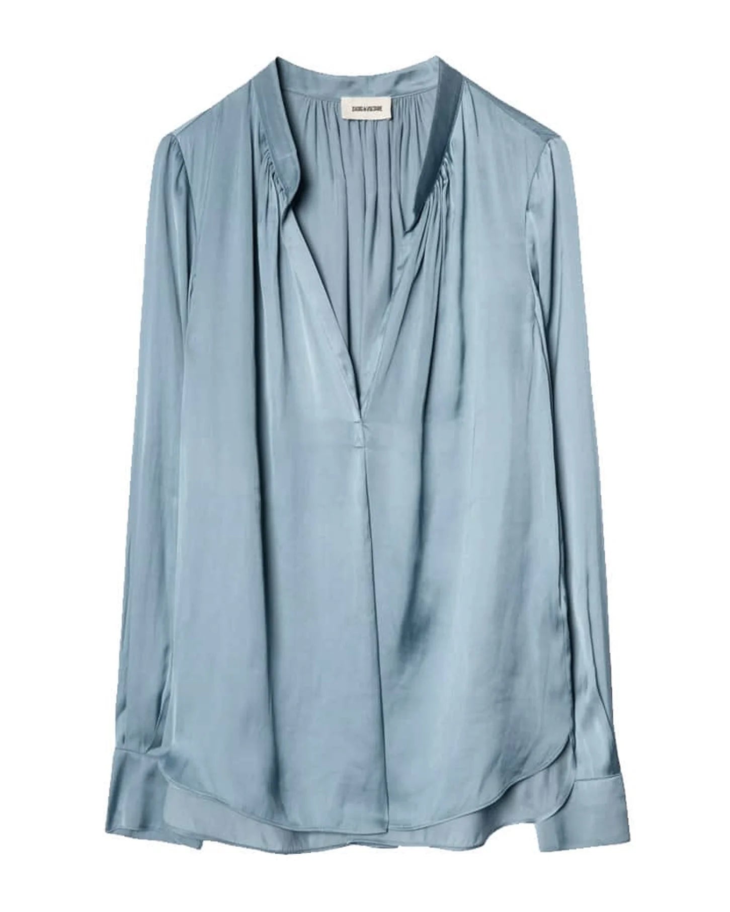 Zadit and Voltaire Blusa Tink satin azzurra lemlo