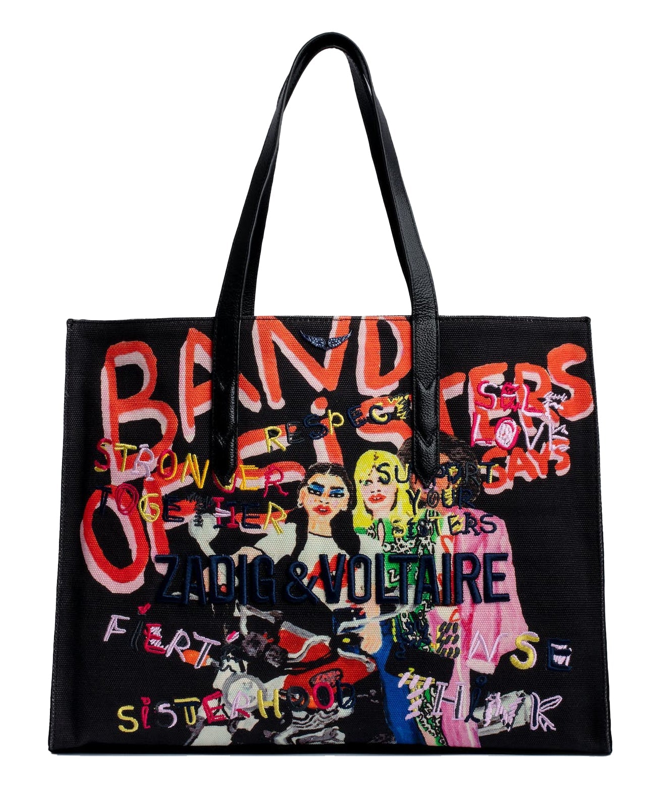 Zadig and Voltaire Borsa The Tote Band of Sisters nera