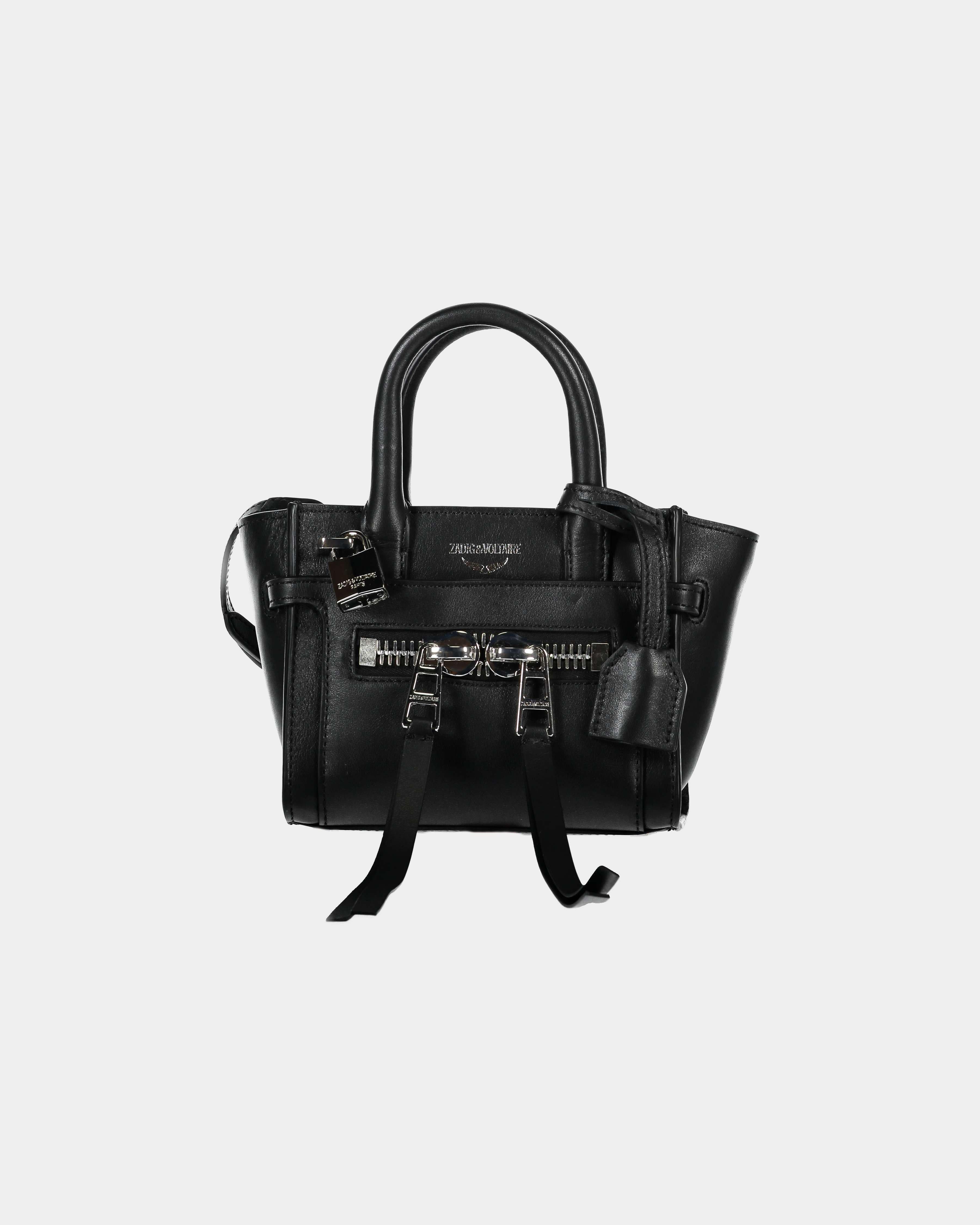 Zadig Candide Bag Zadig Voltaire Candide Nano Black Leather