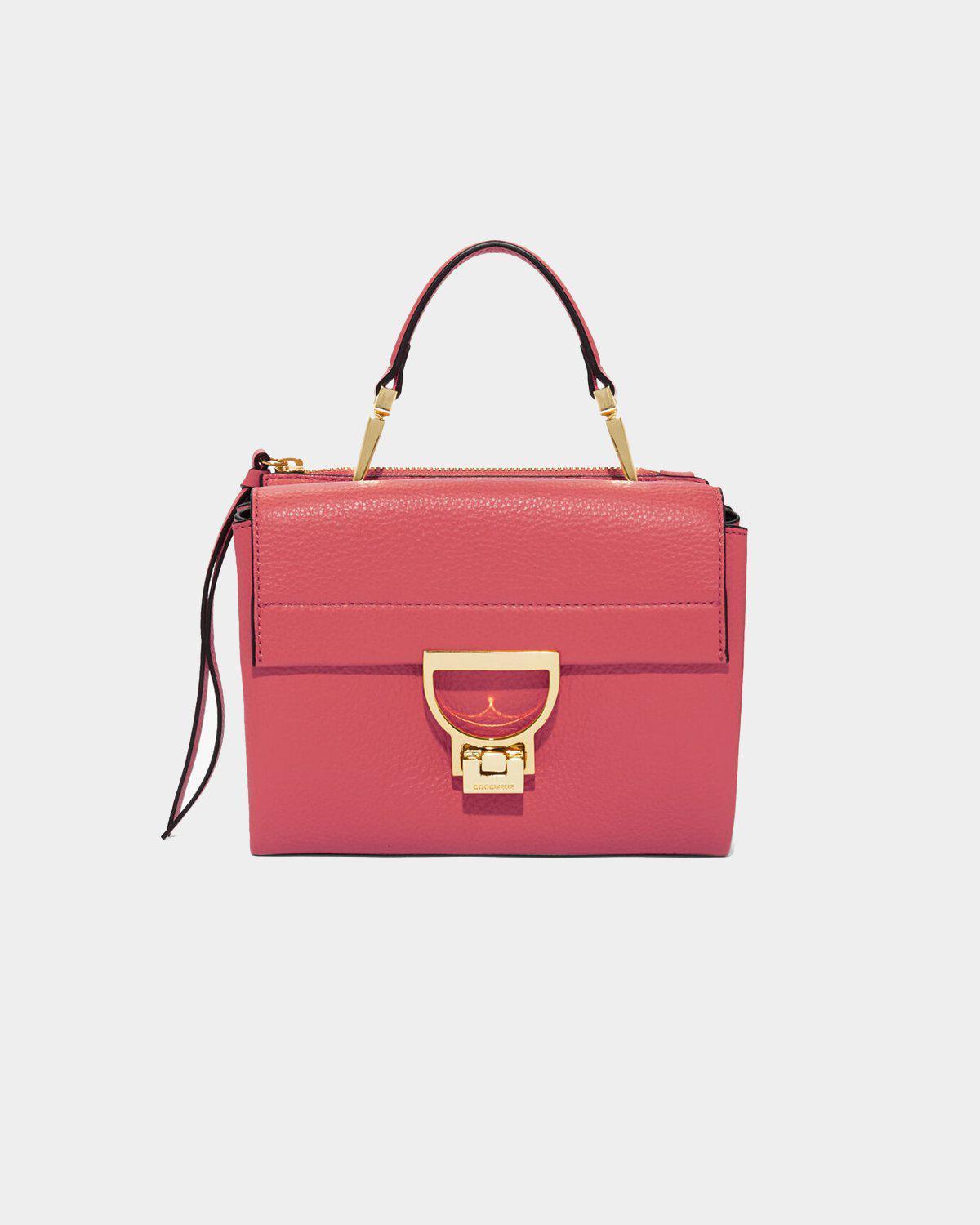 Ladybugs Arlettis Mini bag in pink leather - Main Image