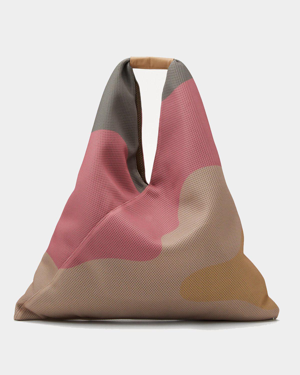 MM6 Maison Margiela Japanese mesh camo beige pink bag – lemlò