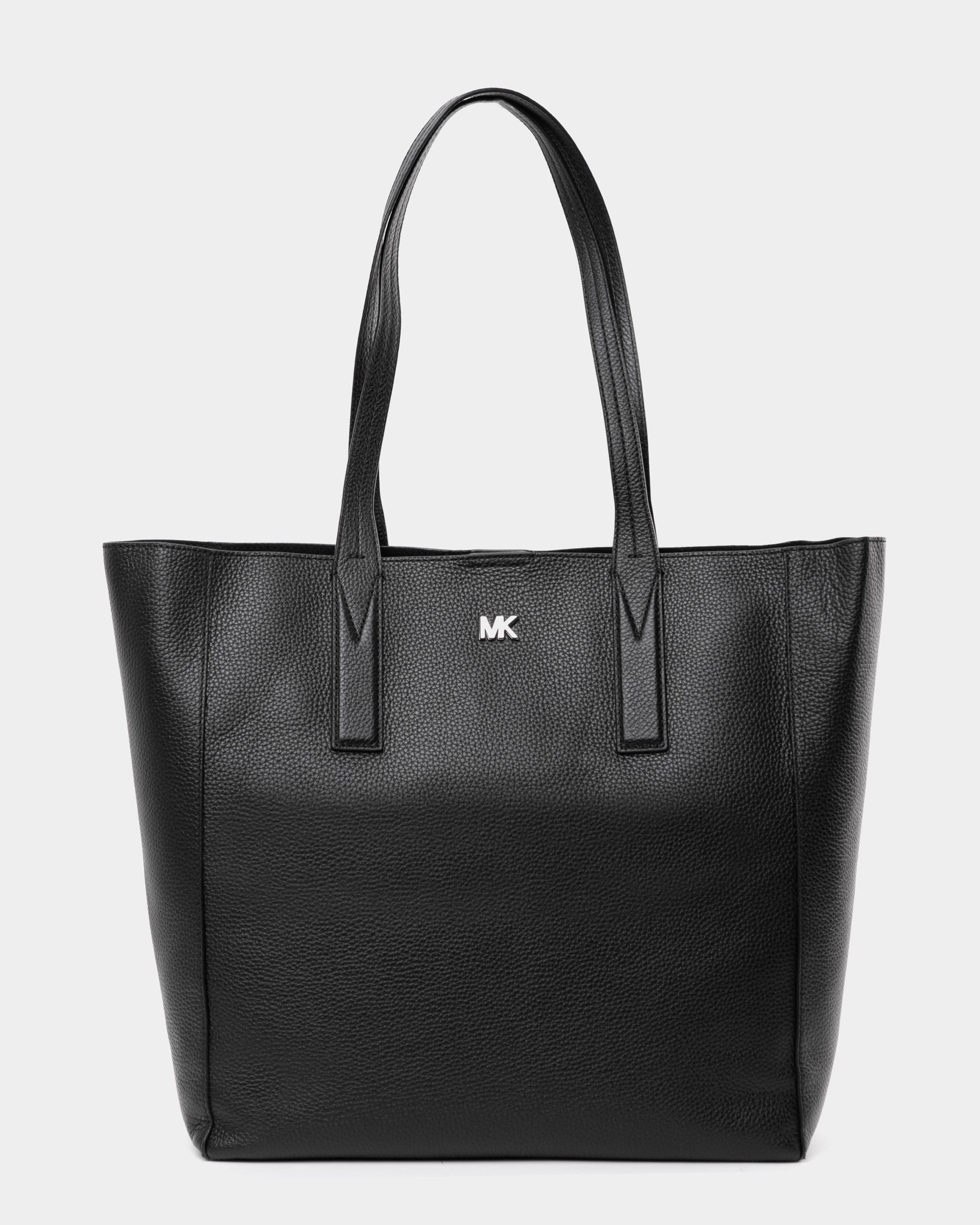 Michael Kors Junie Tote black leather bag lemlo