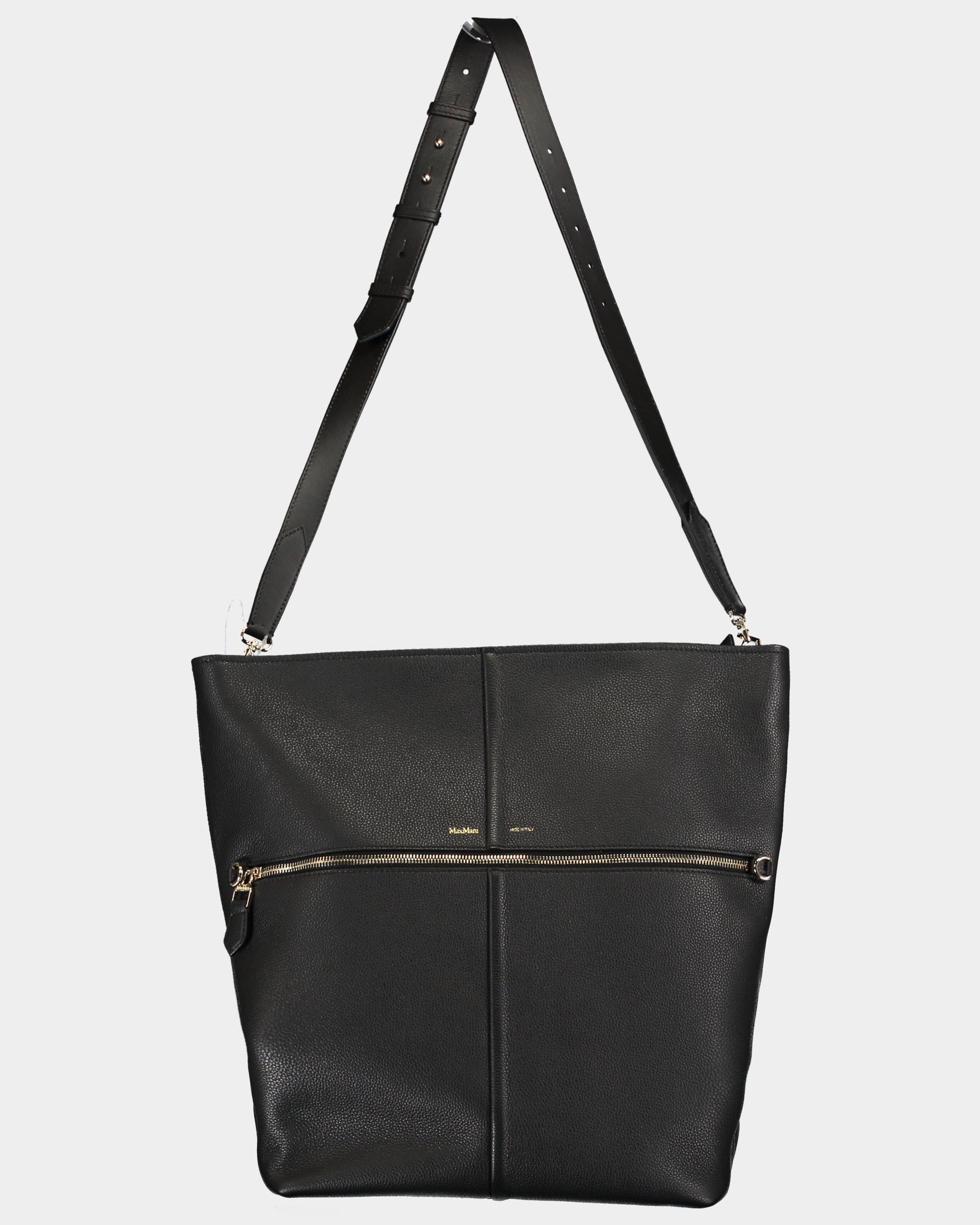 Max Mara Borsa PLAGECM pelle nera lemlo