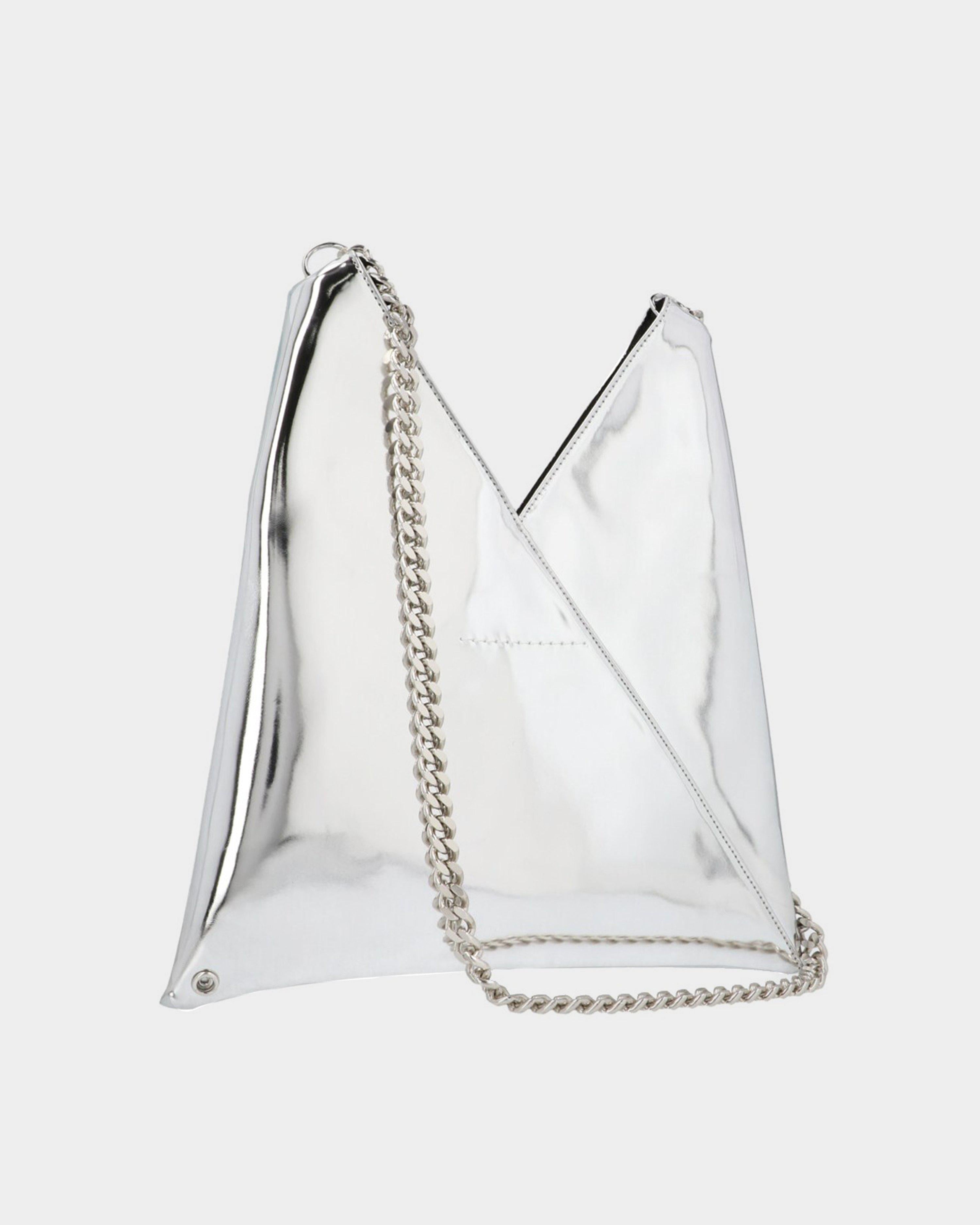 Silver over the shoulder bag on sale