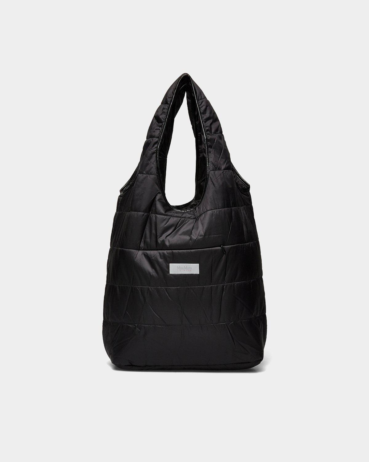 Max Mara Leisure Pia shoulder bag in black nylon