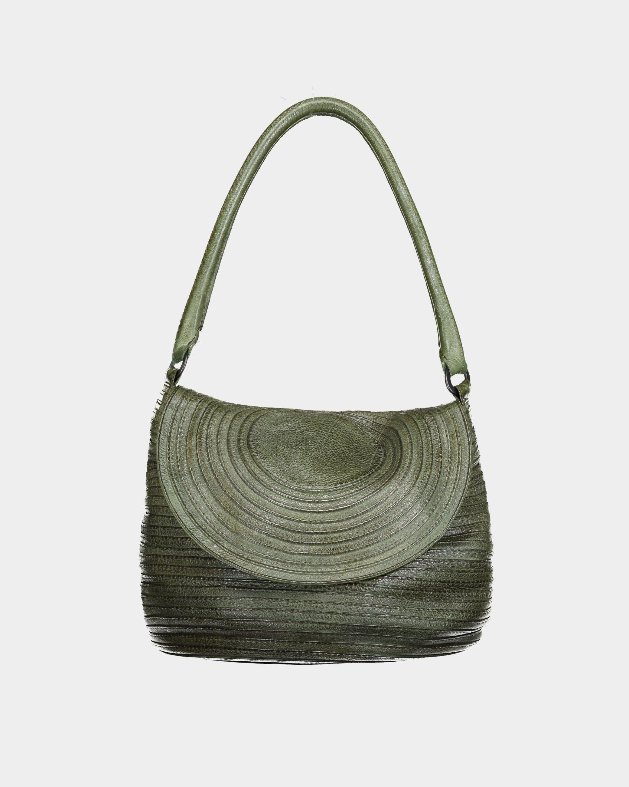 MAJO Borsa a spalla 922 pelle loden1