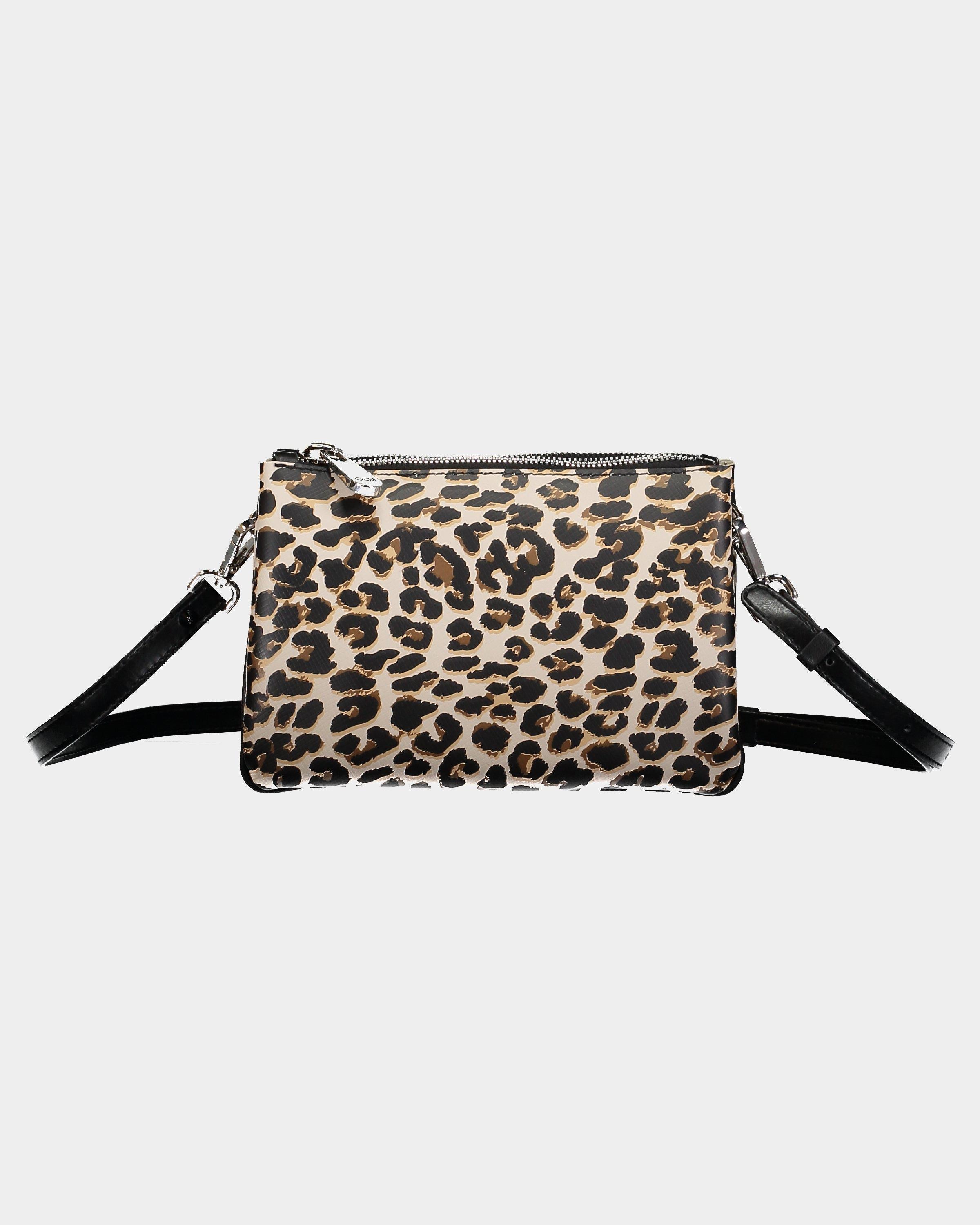 Gladdon Borsa A Tracolla Donna In Ecopelle – Media, 5 Tasche Con Cerniera, Tracolla Larga In Tessuto, Senza PFAS (Nero)