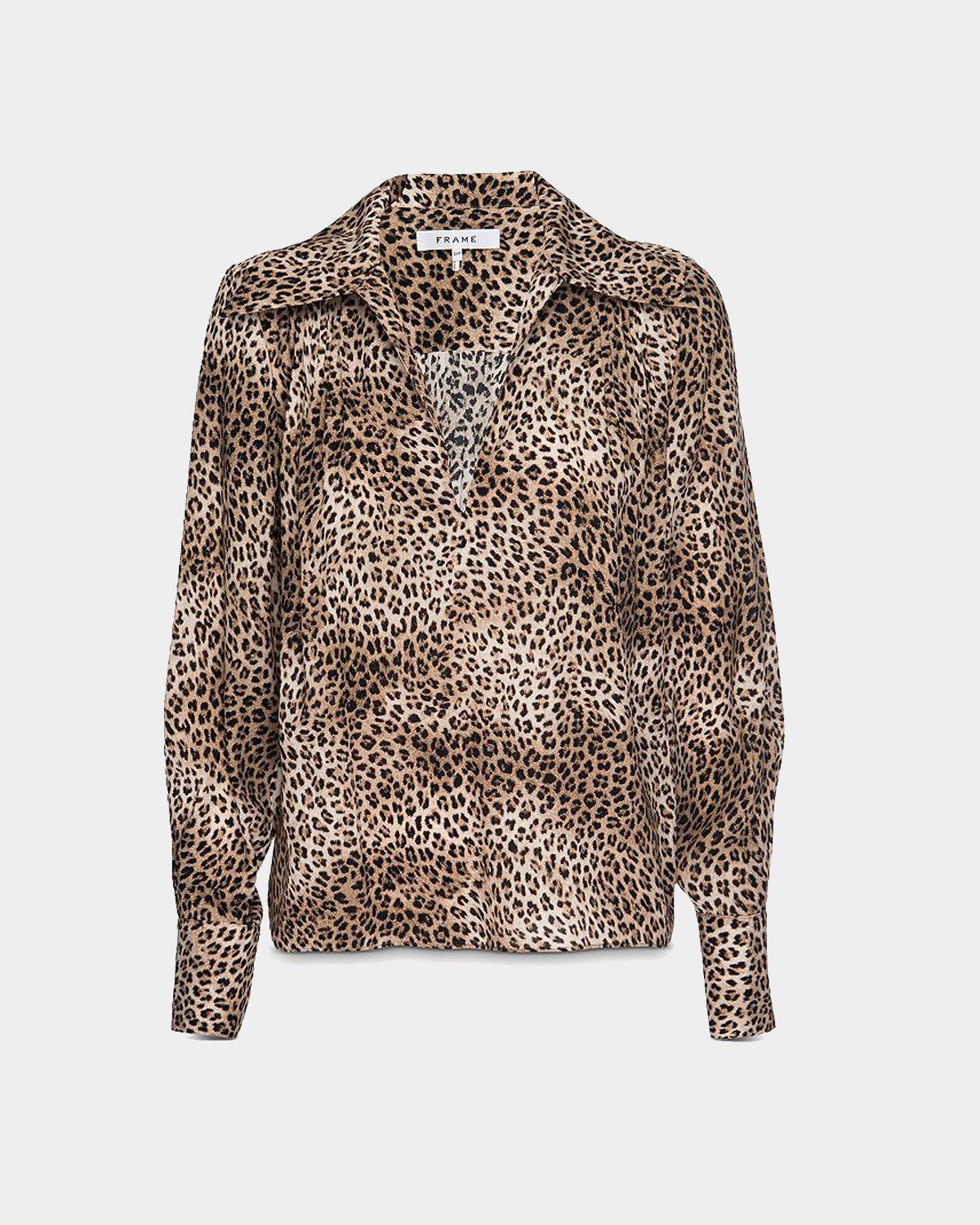 Frame Camicia Tabitha seta leopardata