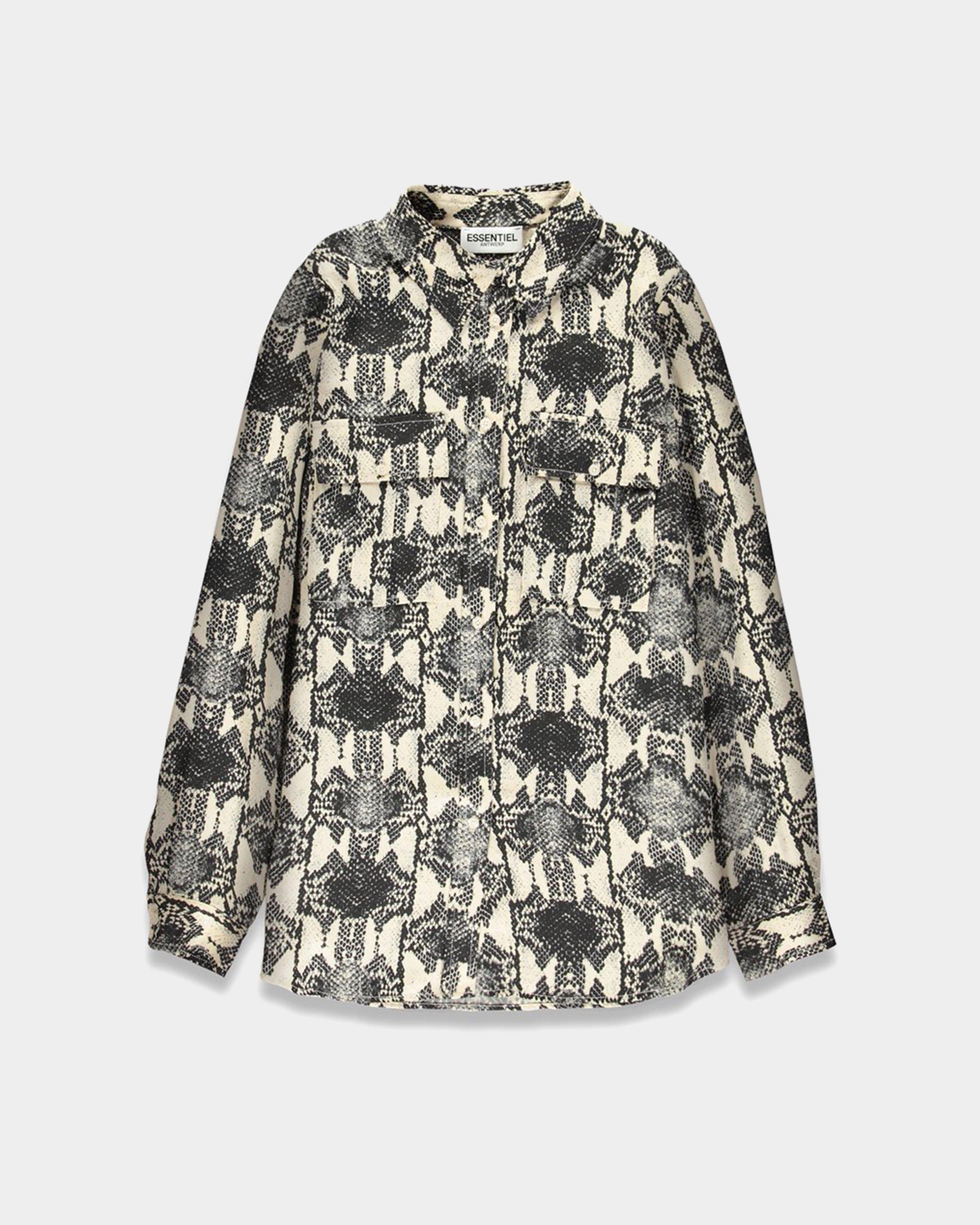 Essentiel Antwerp Camicia Tricera stampa pitone lemlo