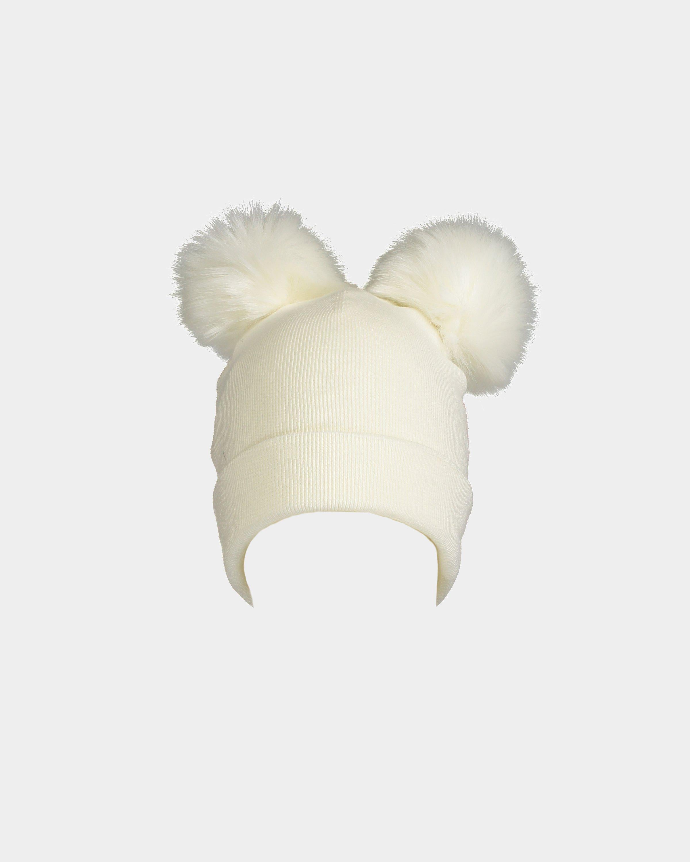 Regina by Angela Maffei kids winter hat Regina by Angela Maffei | Light pink mickey mouse hat – lemlò main image 4
