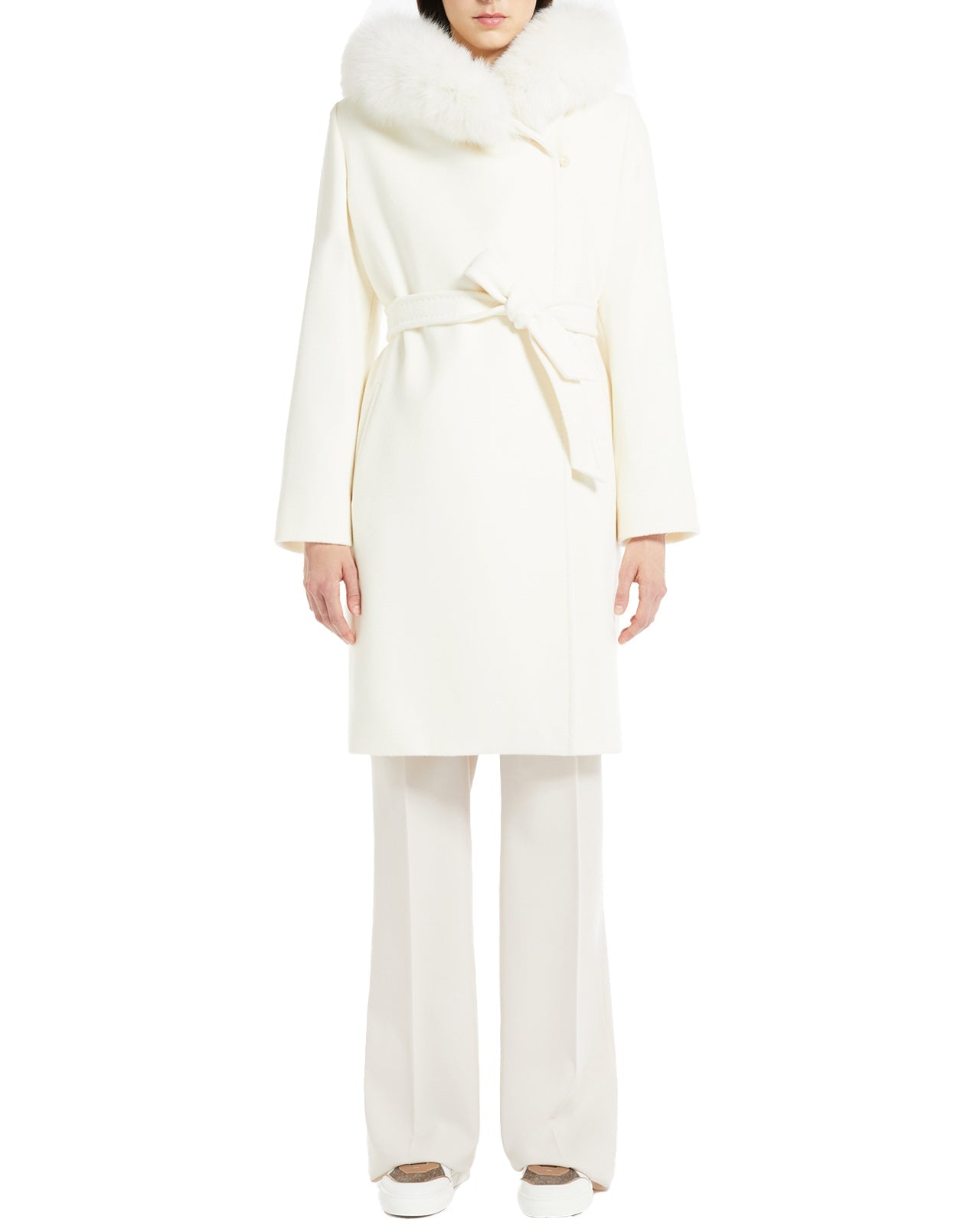 PIUMINO LUNGO SVASATO SAVE THE DUCK CON PELLICCIA ECOLOGICA MATILDA, Colore Fango PIUMINO LUNGO SVASATO SAVE THE DUCK CON PELLICCIA ECOLOGICA MATILDA, Colore Fango