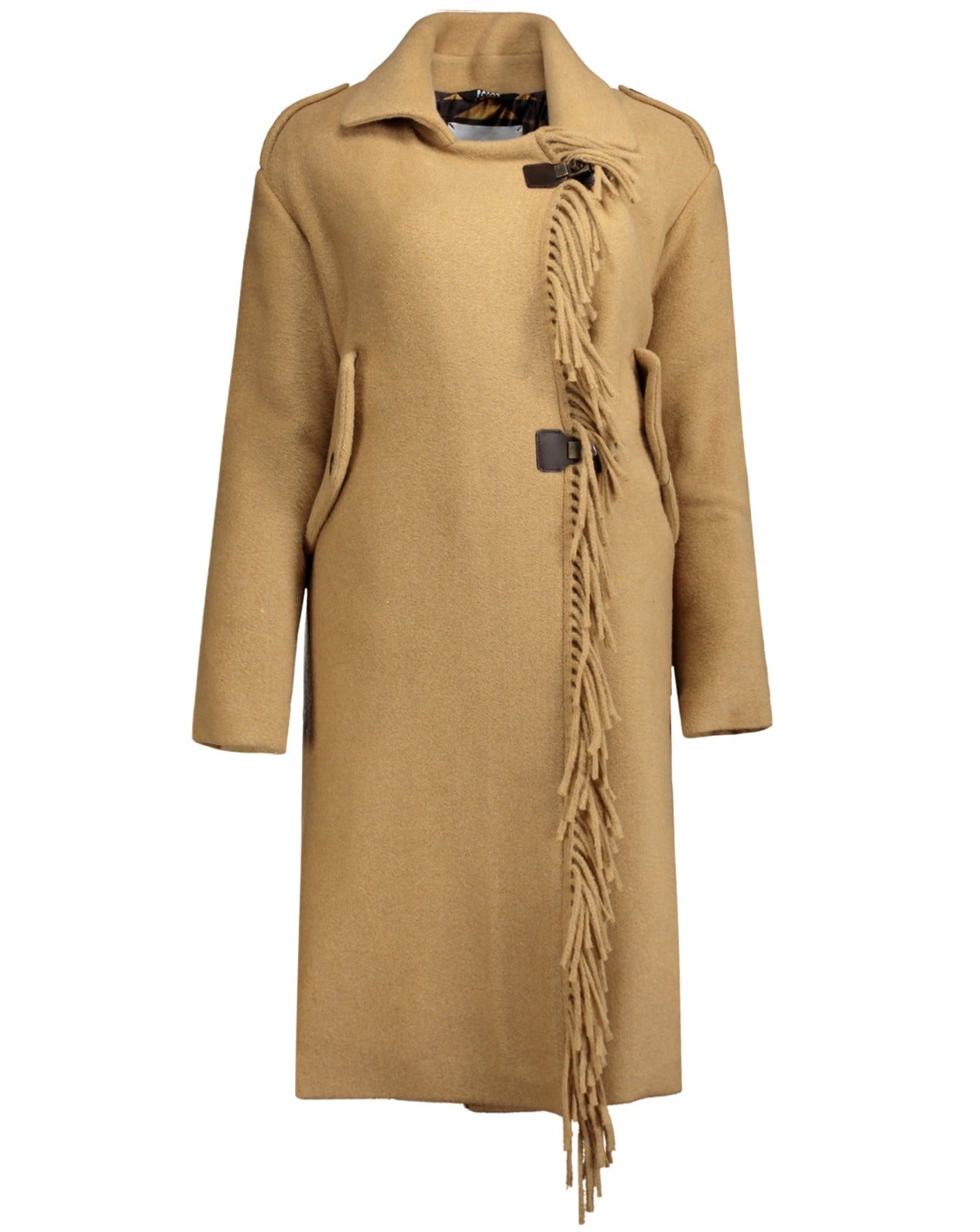 Maglia Zig Zag In Lana Con Frange Sotto - Maqueda Donna Curvy