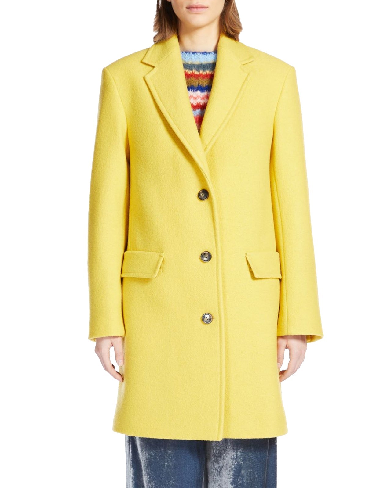 Max Mara Weekend  Yellow wool Cordoba coat – lemlò