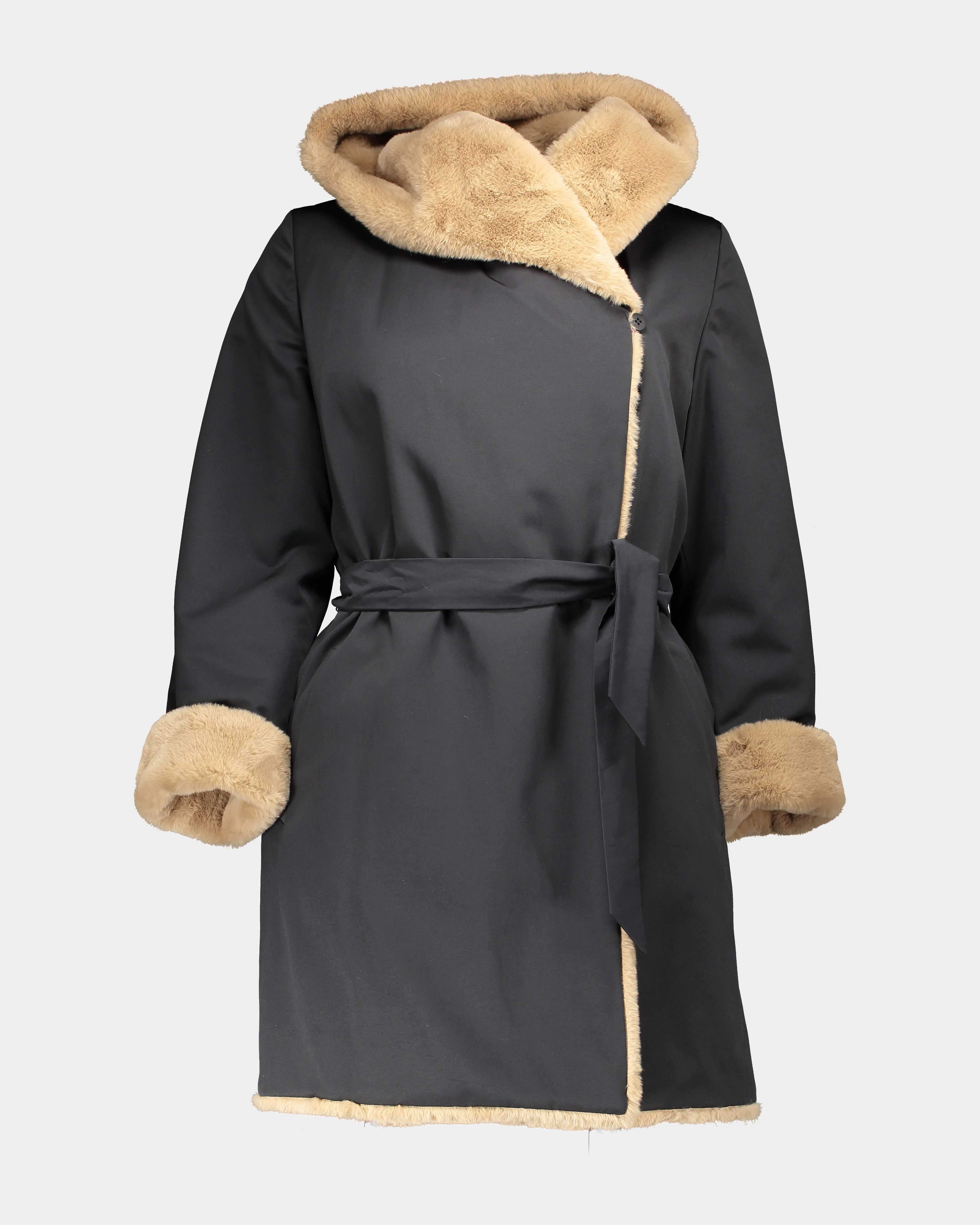 Max Mara Studio Cappotto Gatto reversibile teddy