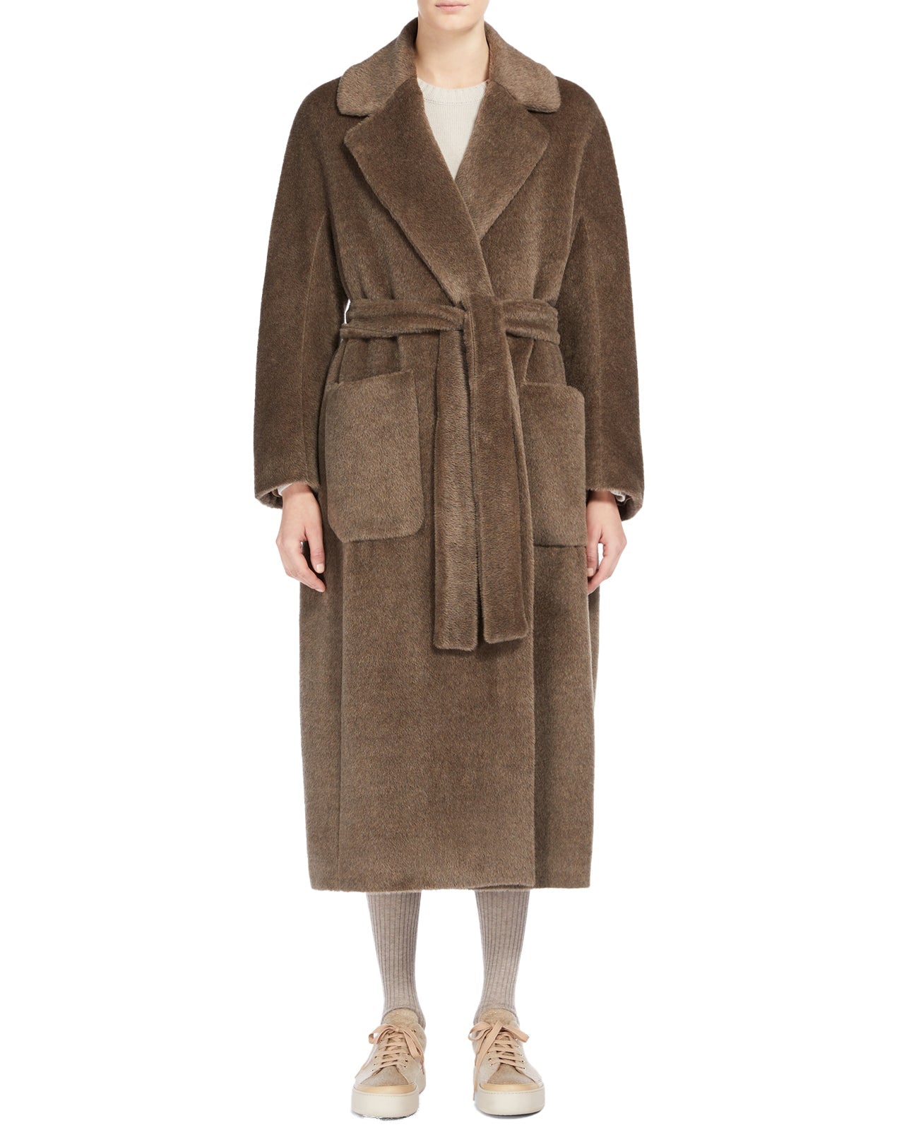 's Max Mara Malaysia brown alpaca coat