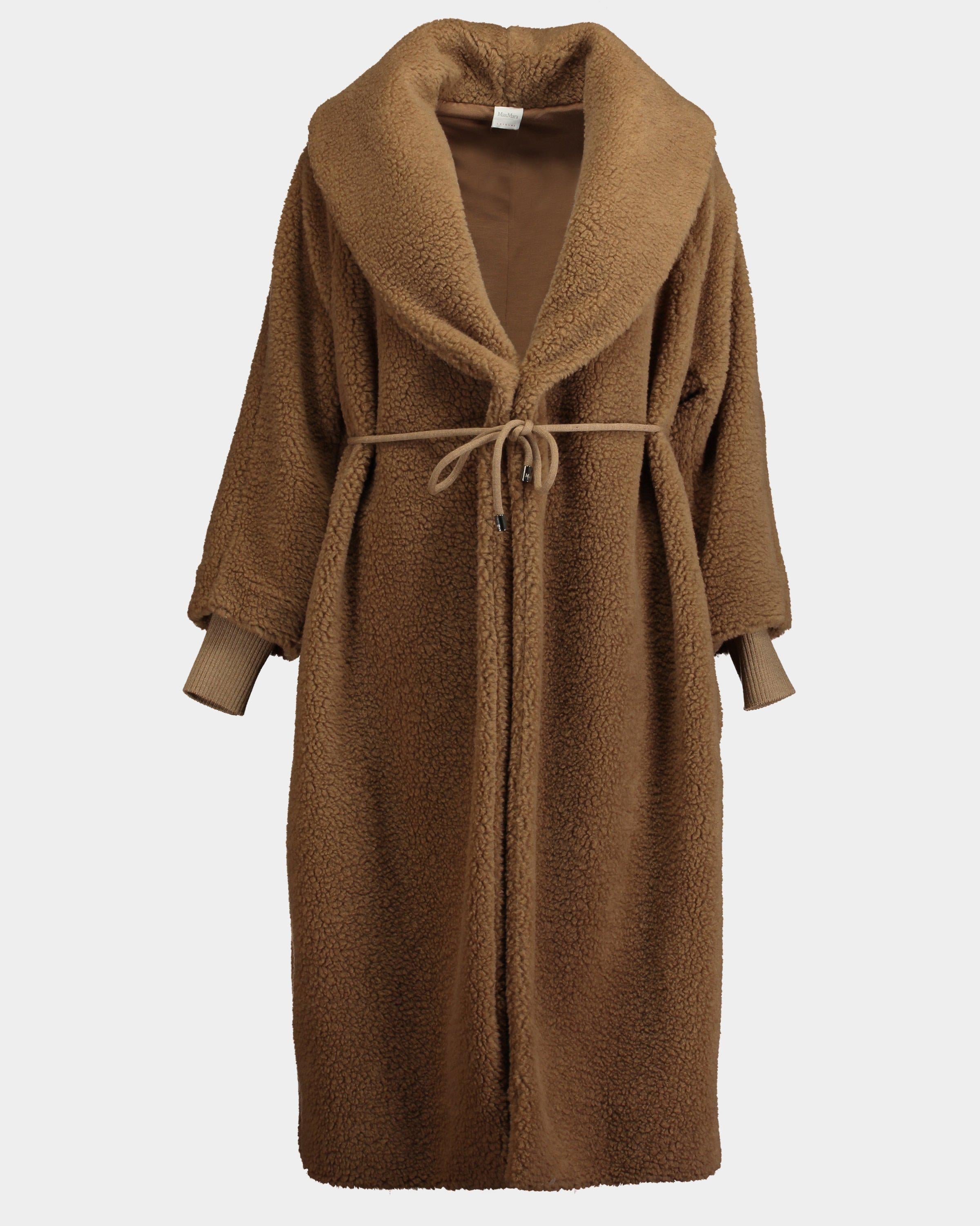 Max Mara Leisure Matassa Teddy camel coat