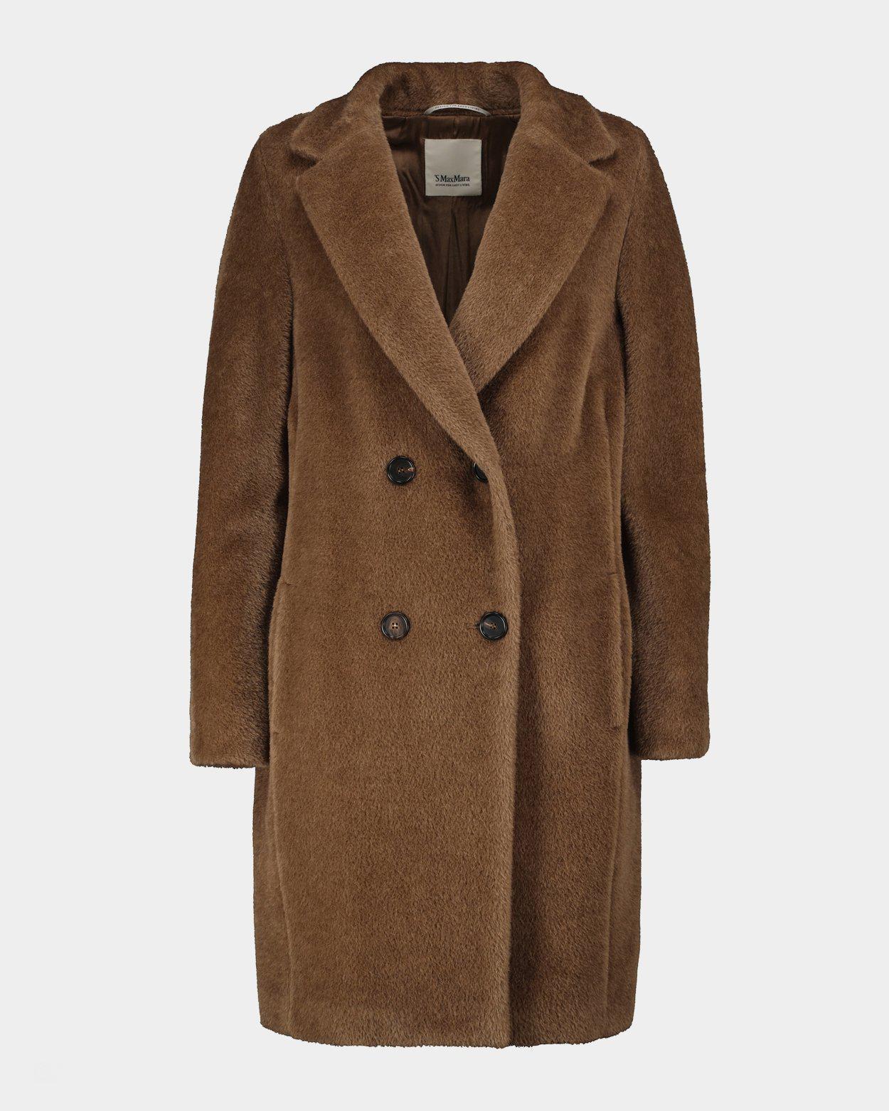 S Max Mara Rosato brown alpaca coat – lemlò