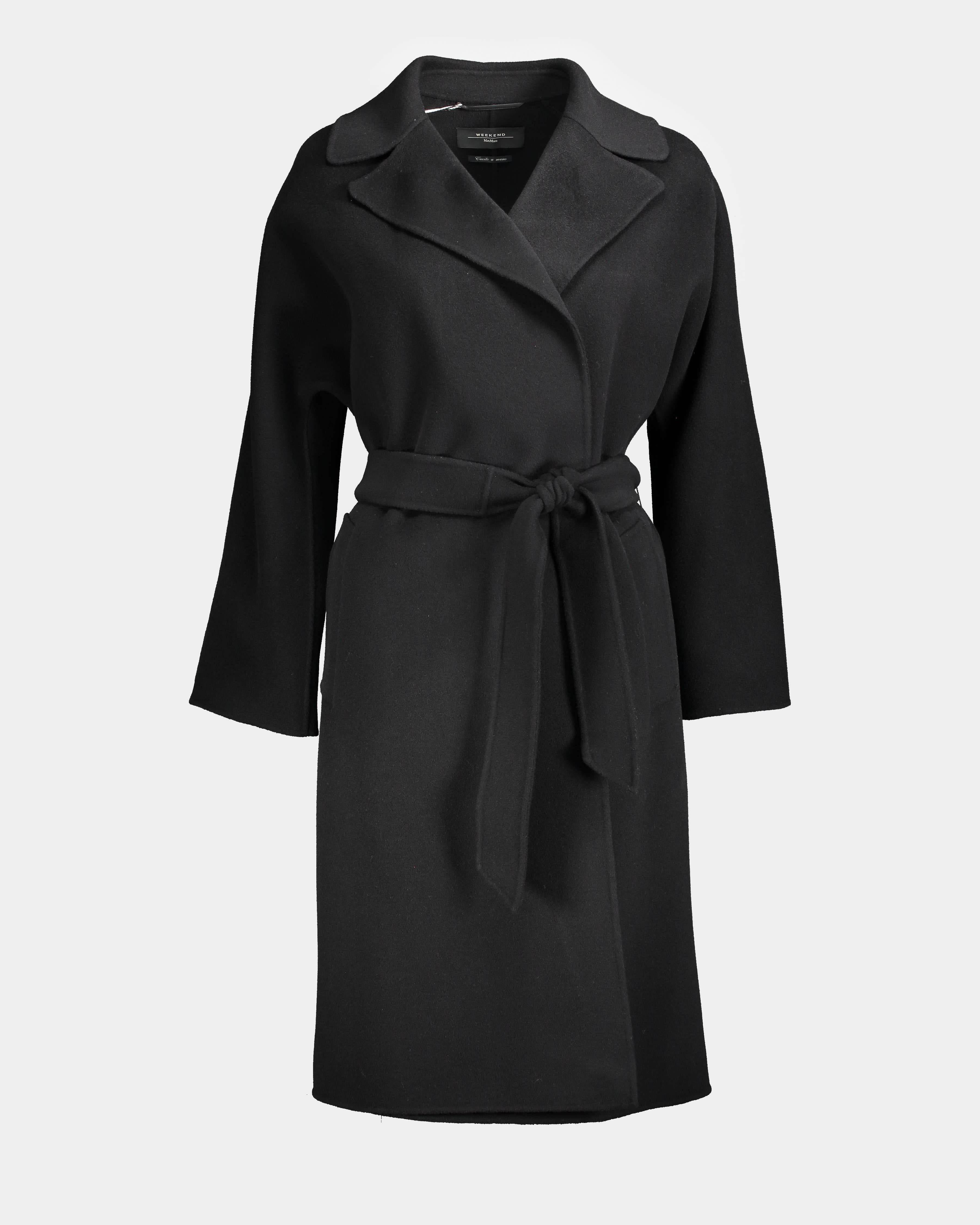 Weekend Max Mara Ted black wool coat
