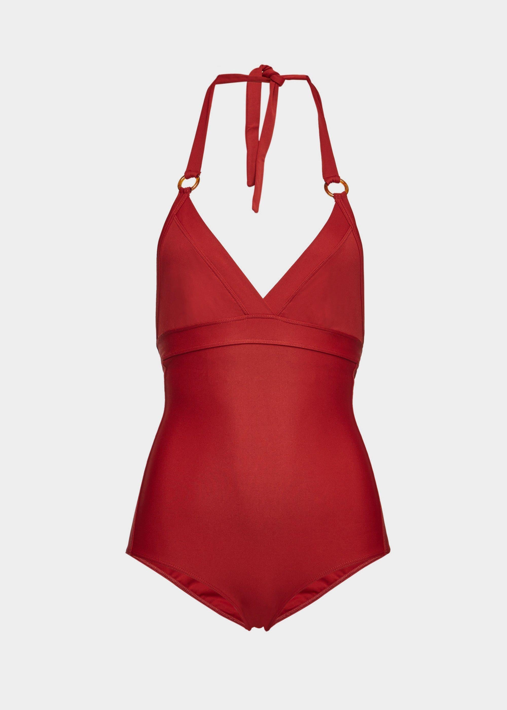 Max Mara Leisure Valdai red one-piece swimsuit - Main Image